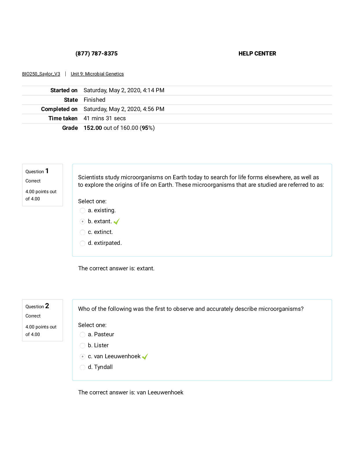 Preview of BIOLOGY MCB 3023 Midterm Exam 100% guaranteed Questions and Answers