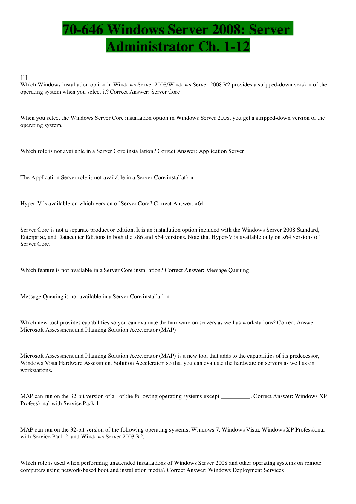 Preview image for STR 581 WEEK 4 CAPSTONE FINAL EXAMINATION, PART 2