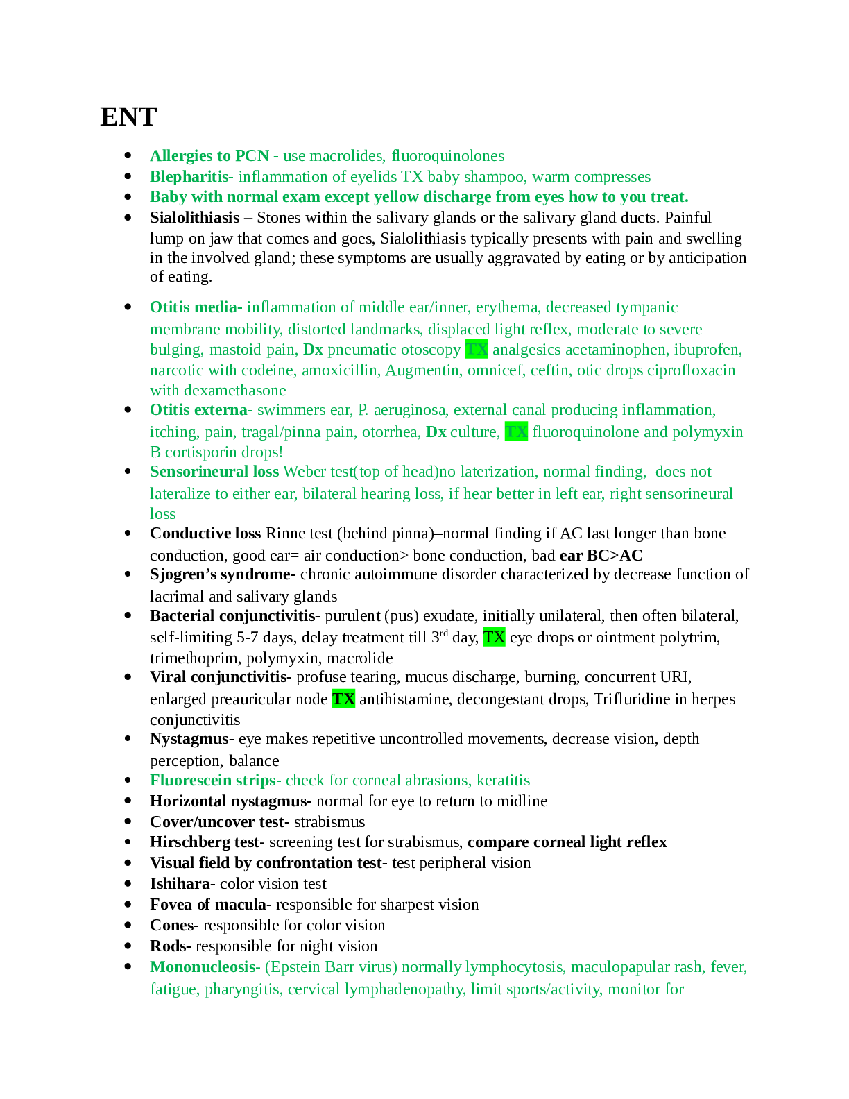 Preview image for AANP Study Guide UPDATED 2021 GUARANTEED  GRADES  Chamberlain College of Nursing