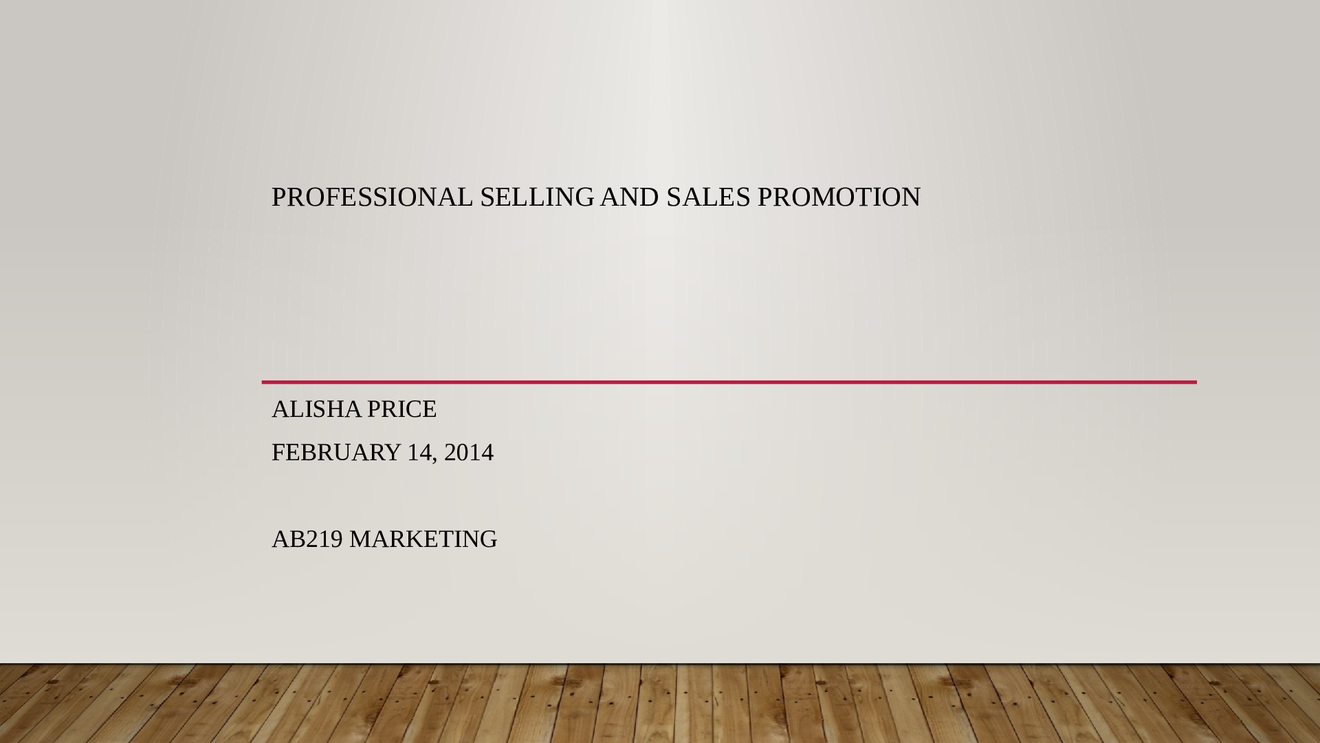 Preview image for AB219 Assignment 9 Professional Selling and Sales Promotion Graded