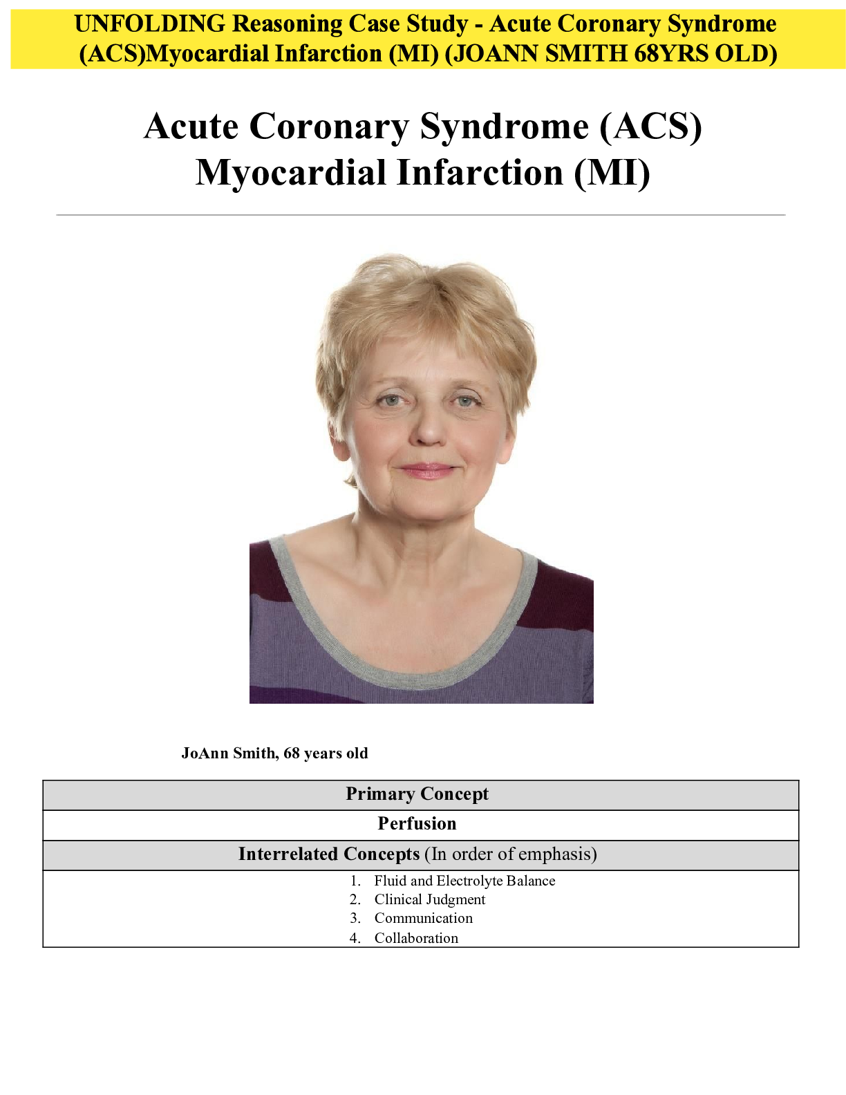 Preview image for Christina Hammack and Cash Thomas Acute Coronary Syndrome (ACS) Myocardial Infarction (MI)