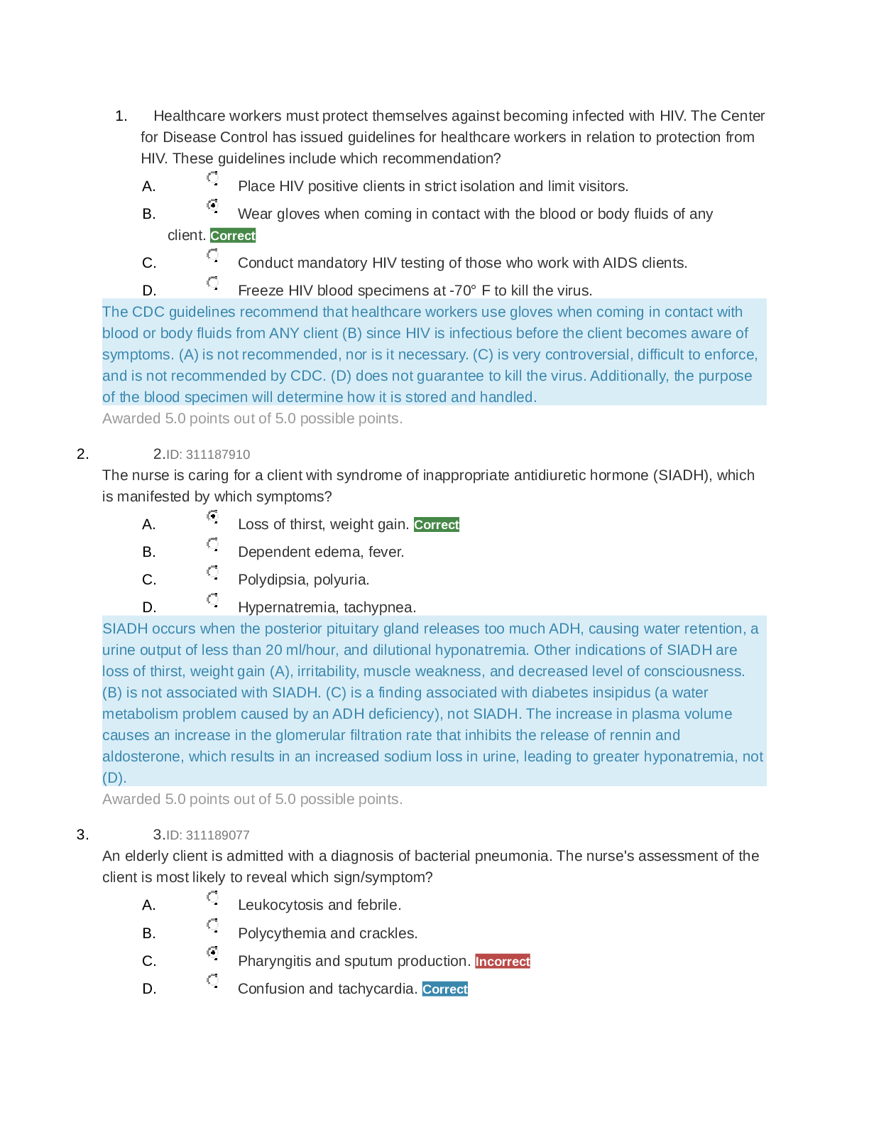 Preview image for AH2 med sug quiz.