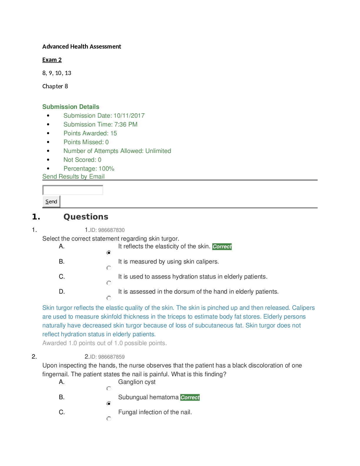 Preview image for NURS 612 AHA Exam 2 Review-Seidel_s Physical Exam WITH QUESTIONS AND ANSWERS