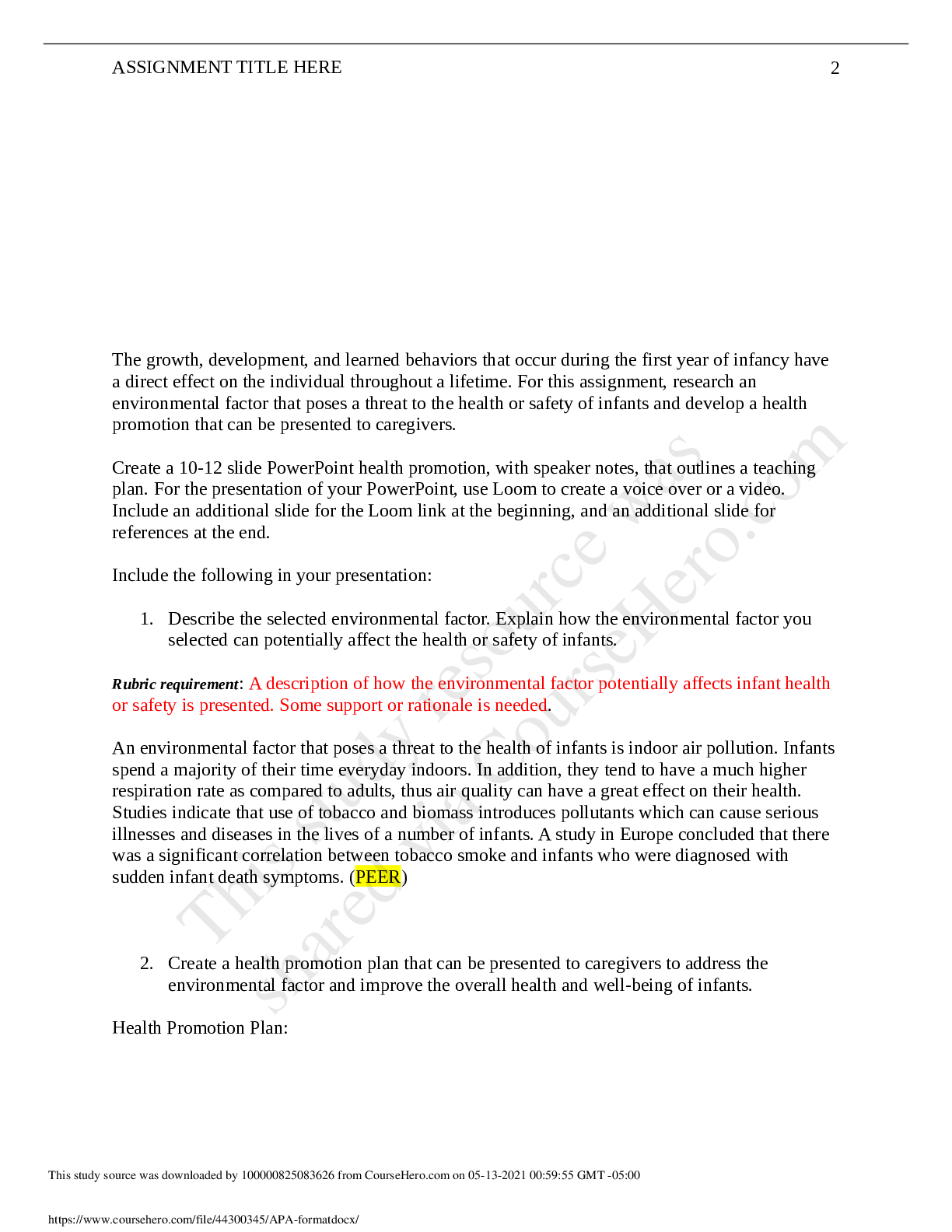 Preview image for APA format study guide