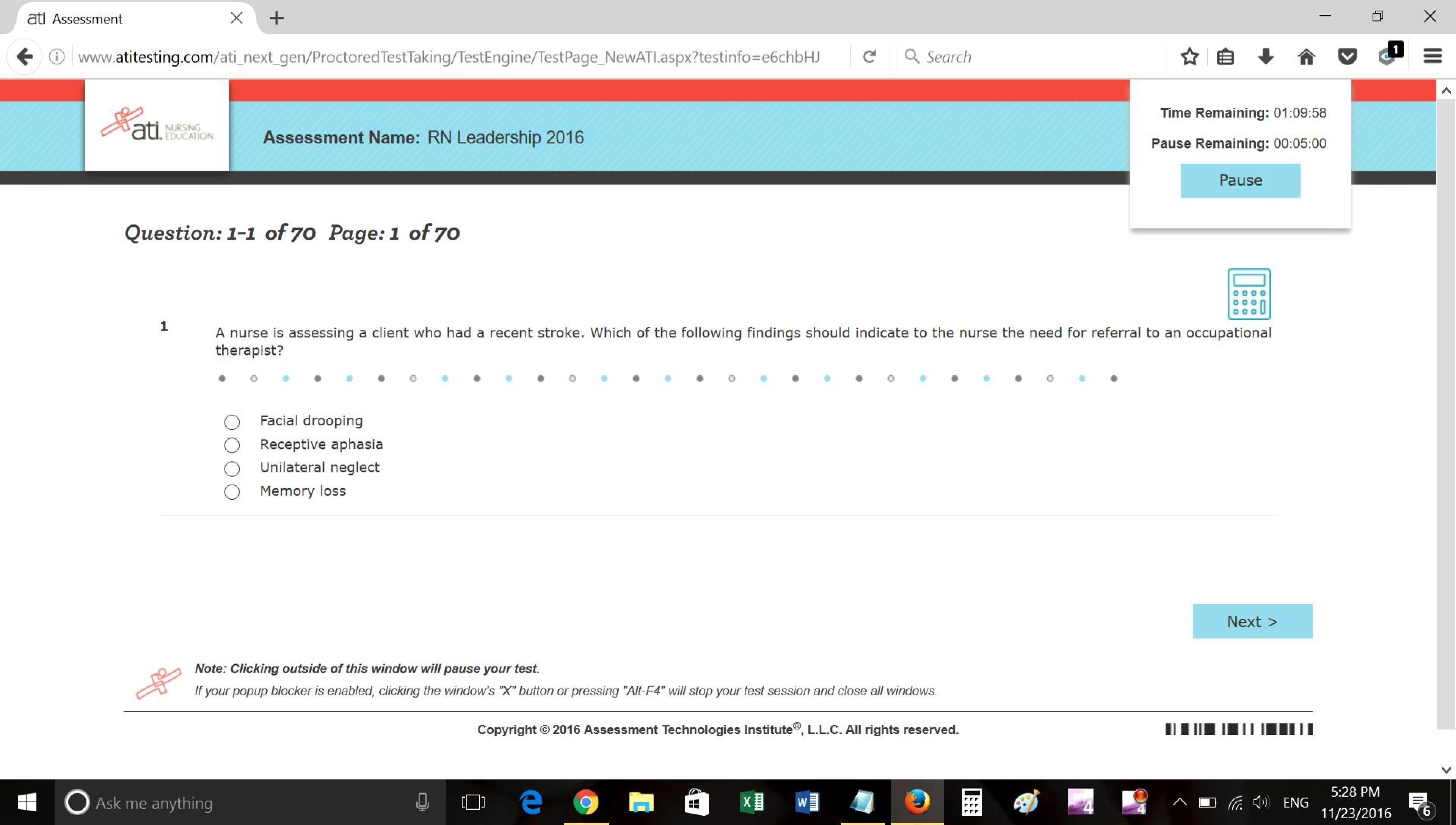Preview of ATI-RN-Proctored-Leadership-Form-B-2016_Sample-1