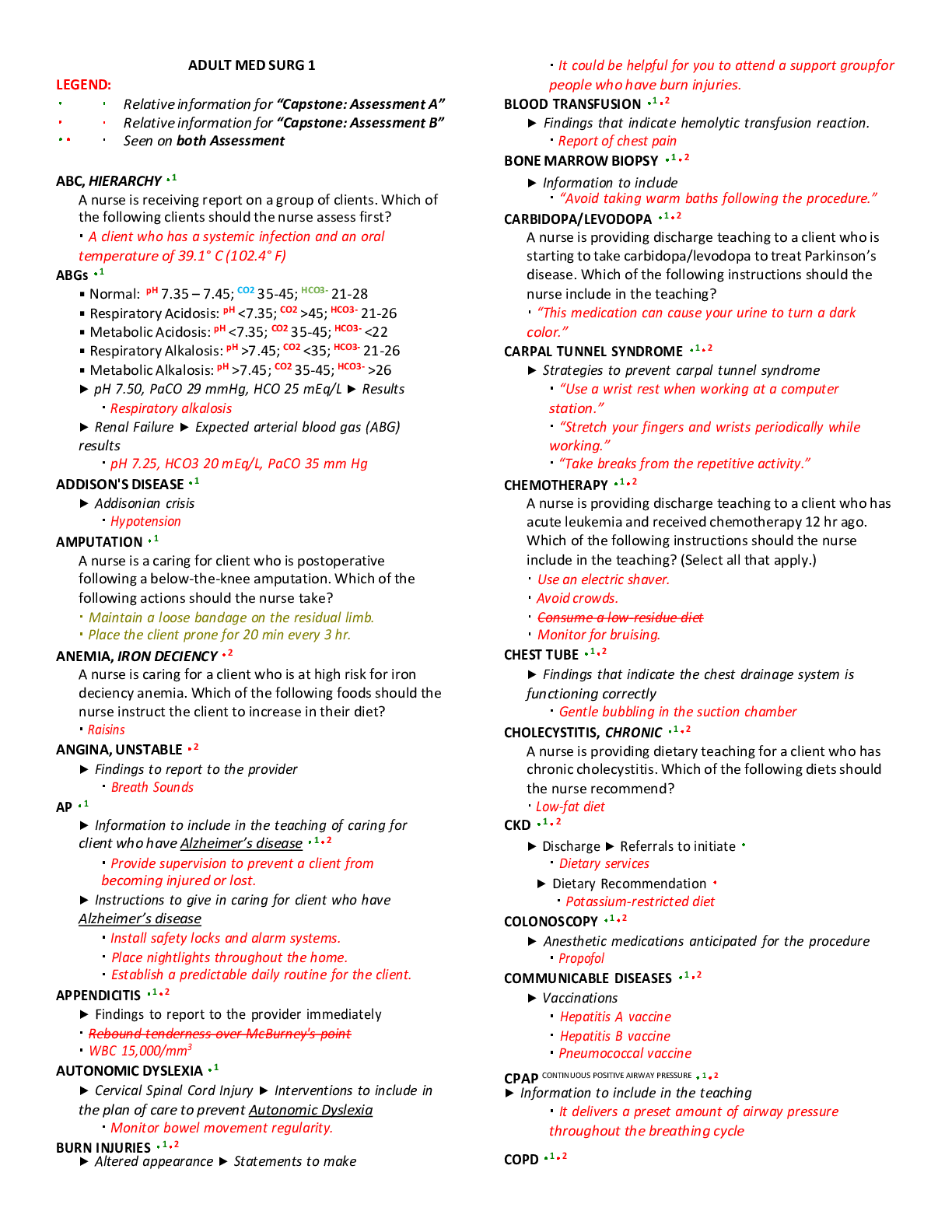 Preview image for ADULT MED SURG 1