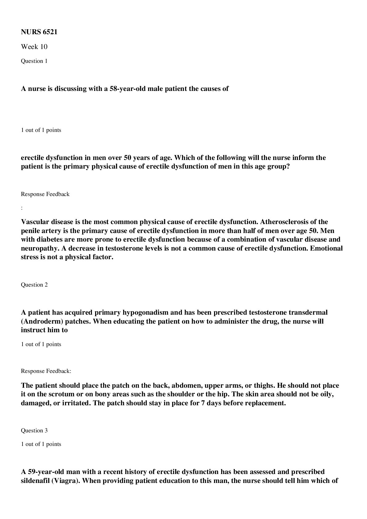 Preview image for NURS 6521 Week 10 Advanced_Pharm_Week_10_Quiz