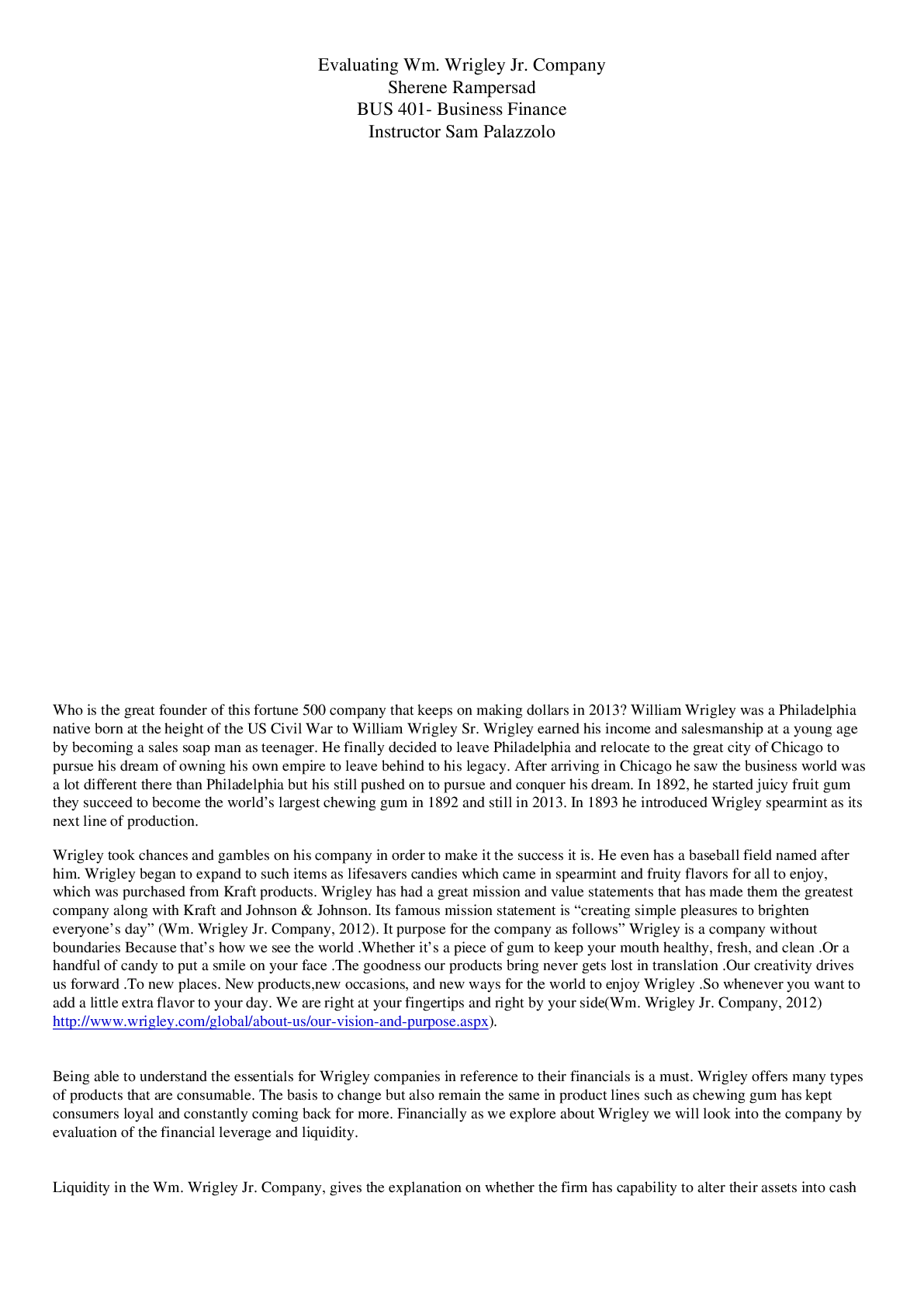 Preview image for BUS 401 Week 5 Final Assignment Evaluation Of Corporate Performance