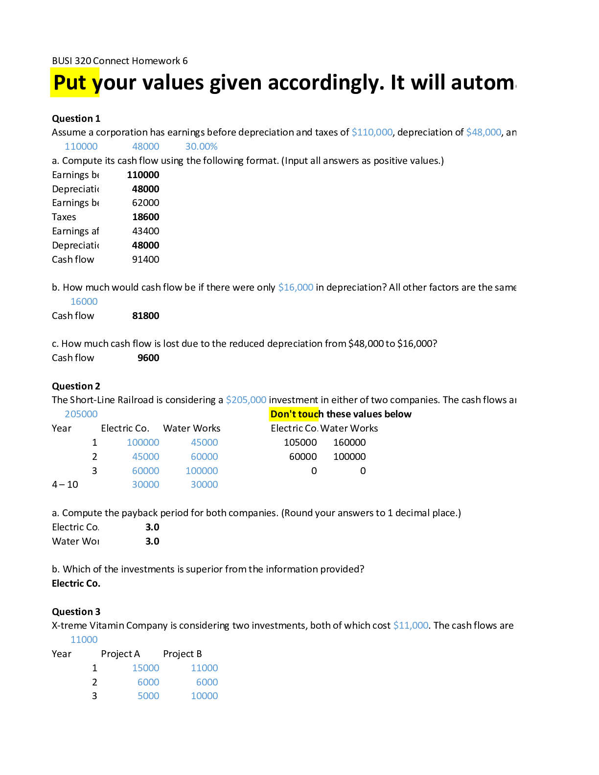 Preview of BUSI 320 Connect Homework 6 Liberty University Complete Answer 2021