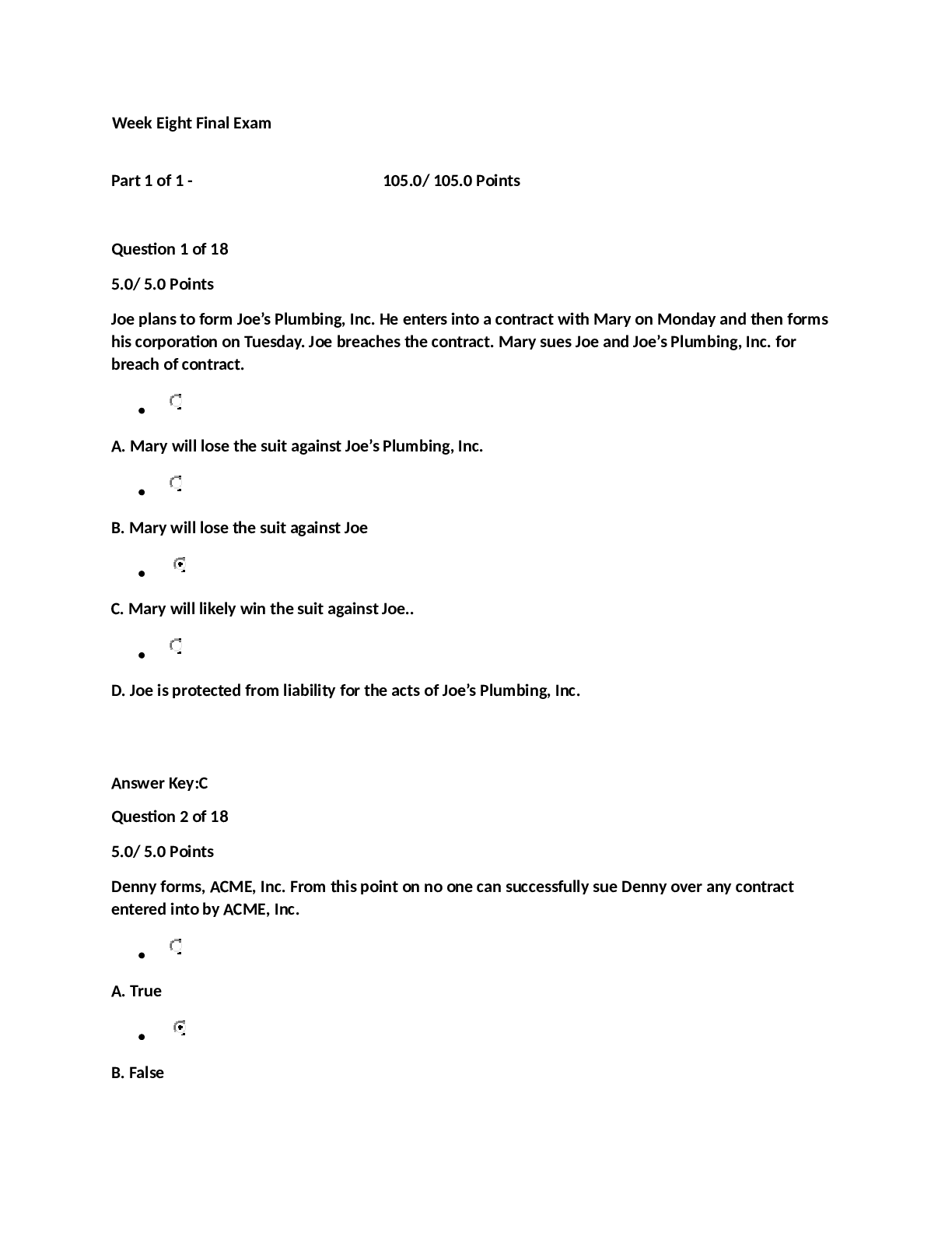 Preview image for BUSN311 Final Exam Study Guide