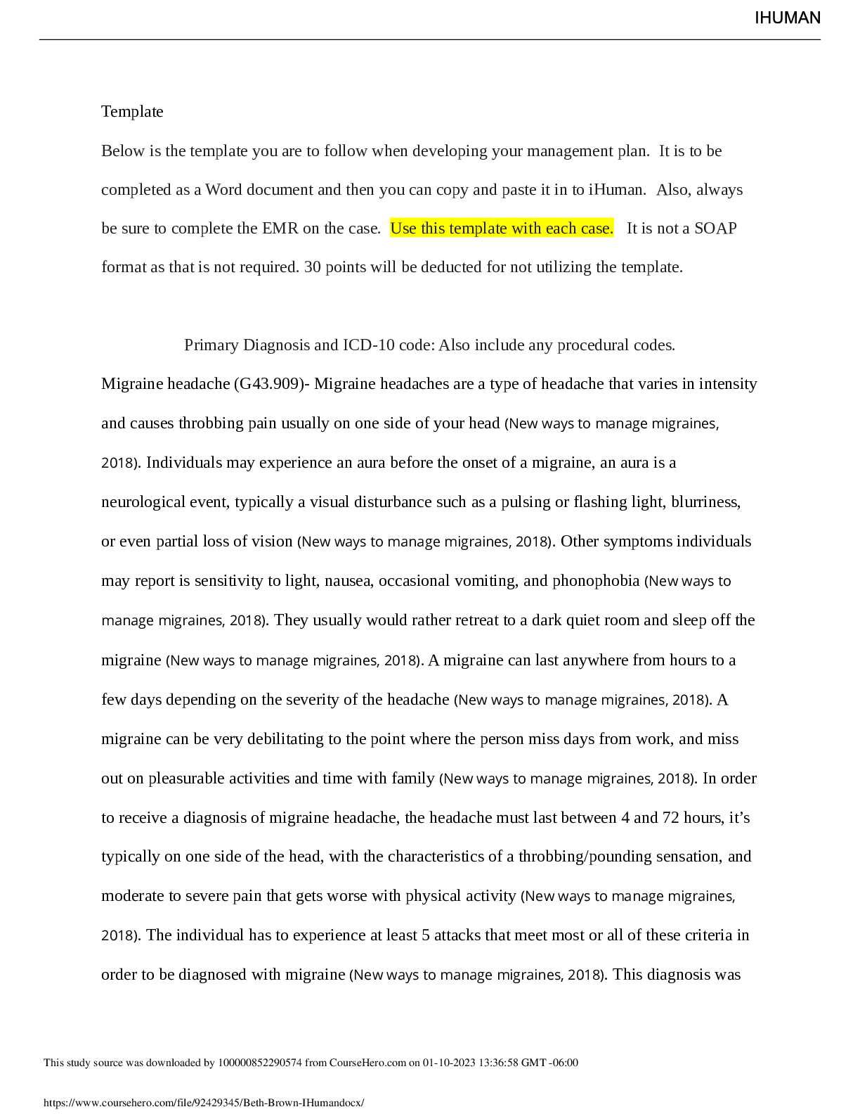 Preview image for Beth Brown IHuman