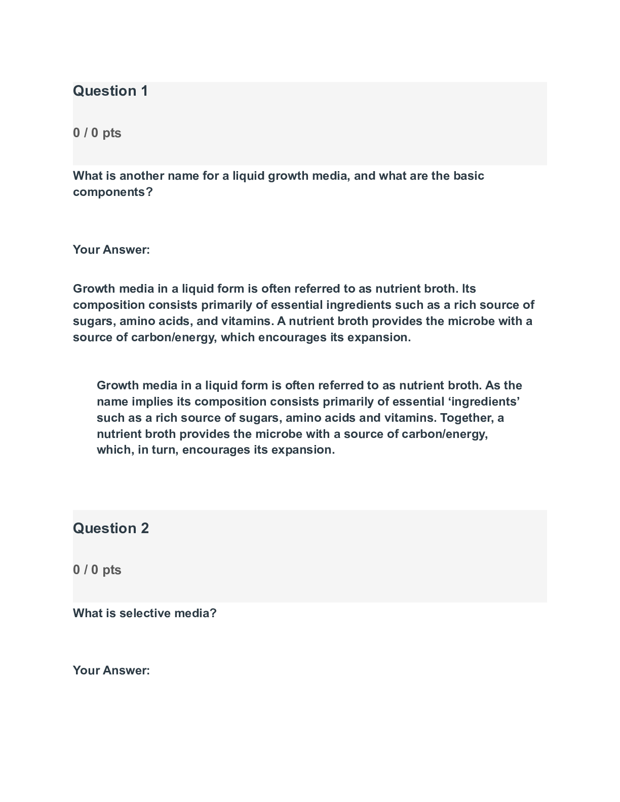 Preview image for Portage Learning BIOD 171/Microbiology Module 4 Exam Questions and Answer Key