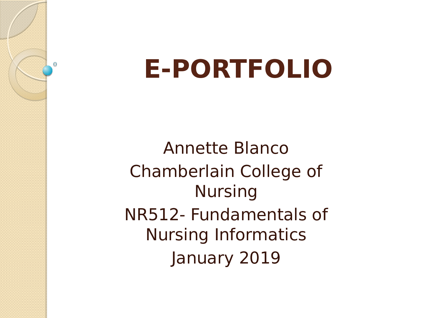 Preview image for NR 512 Week 3 E portfolio Project Annette Blanco