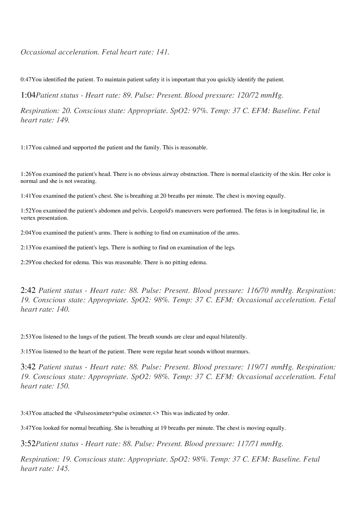 Preview image for Brenda Patton - Feedback Log & Score