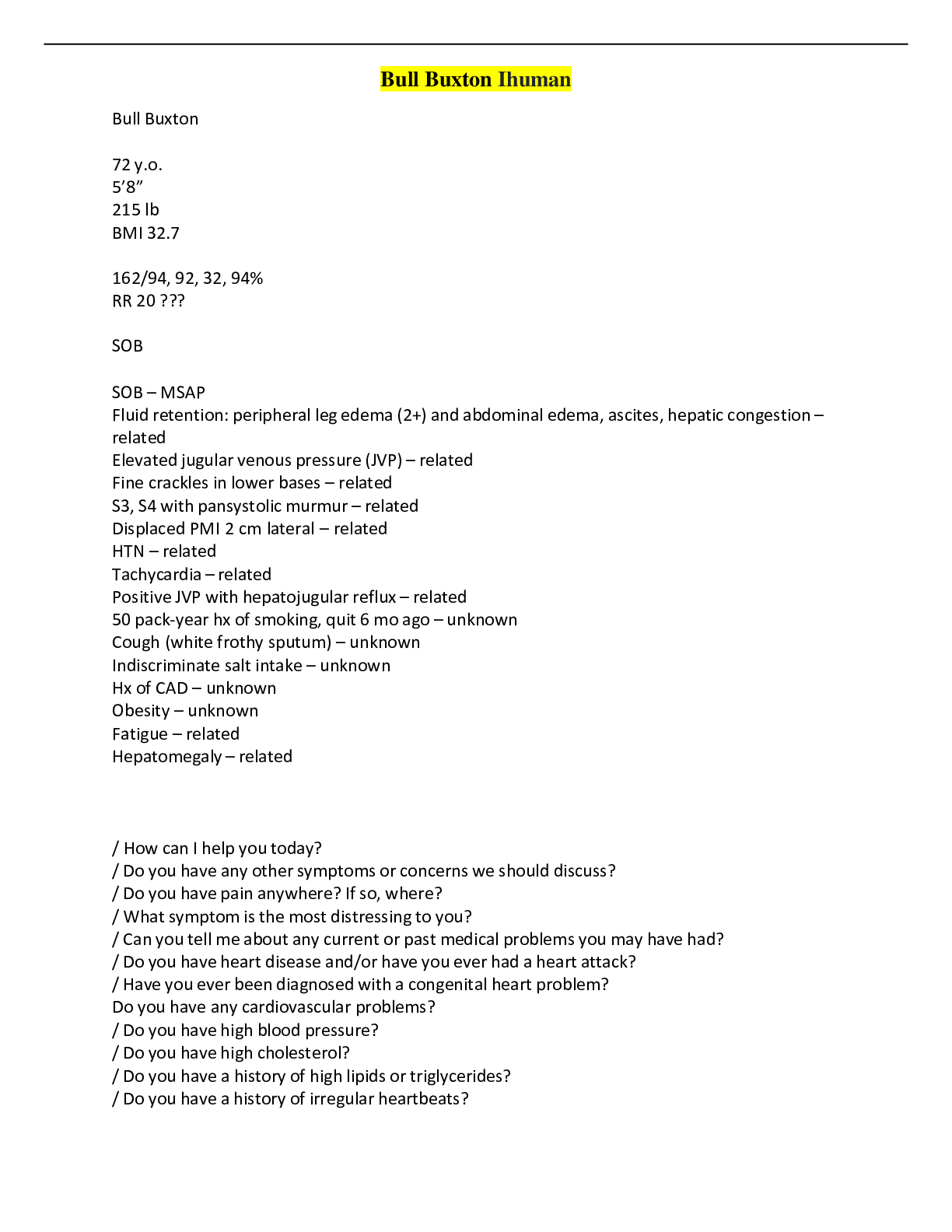 Preview image for Bull Buxton Ihuman