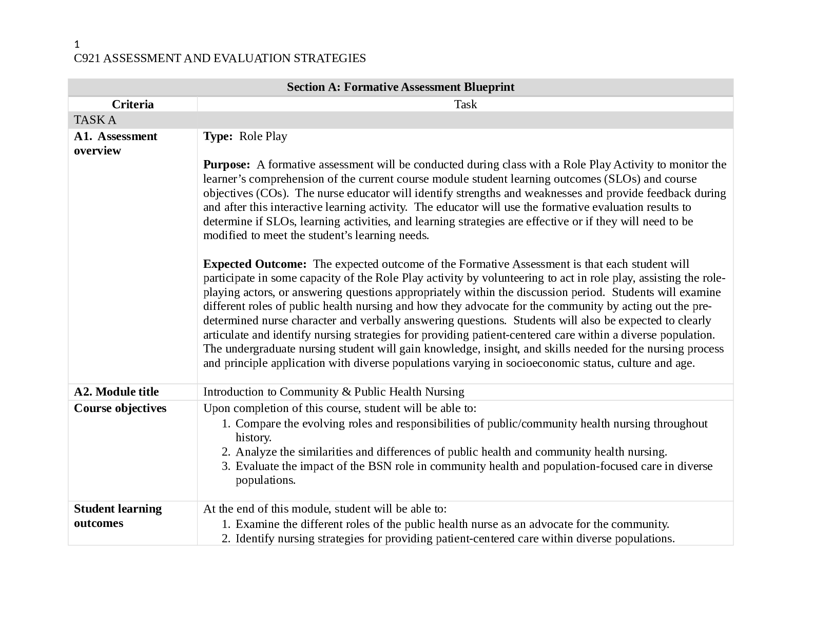 Preview image for C921 ASSESSMENT AND EVALUATION STRATEGIES
