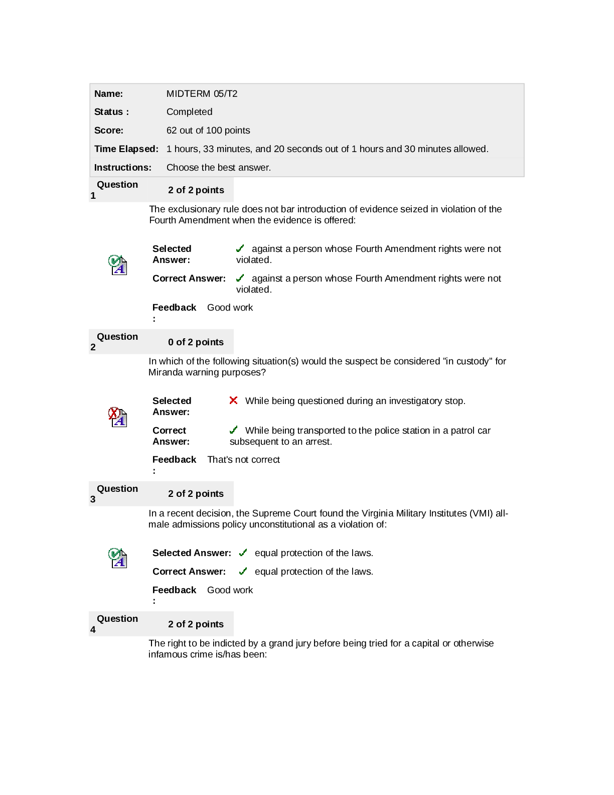 Preview image for CJ3352-Midterm questions and answers