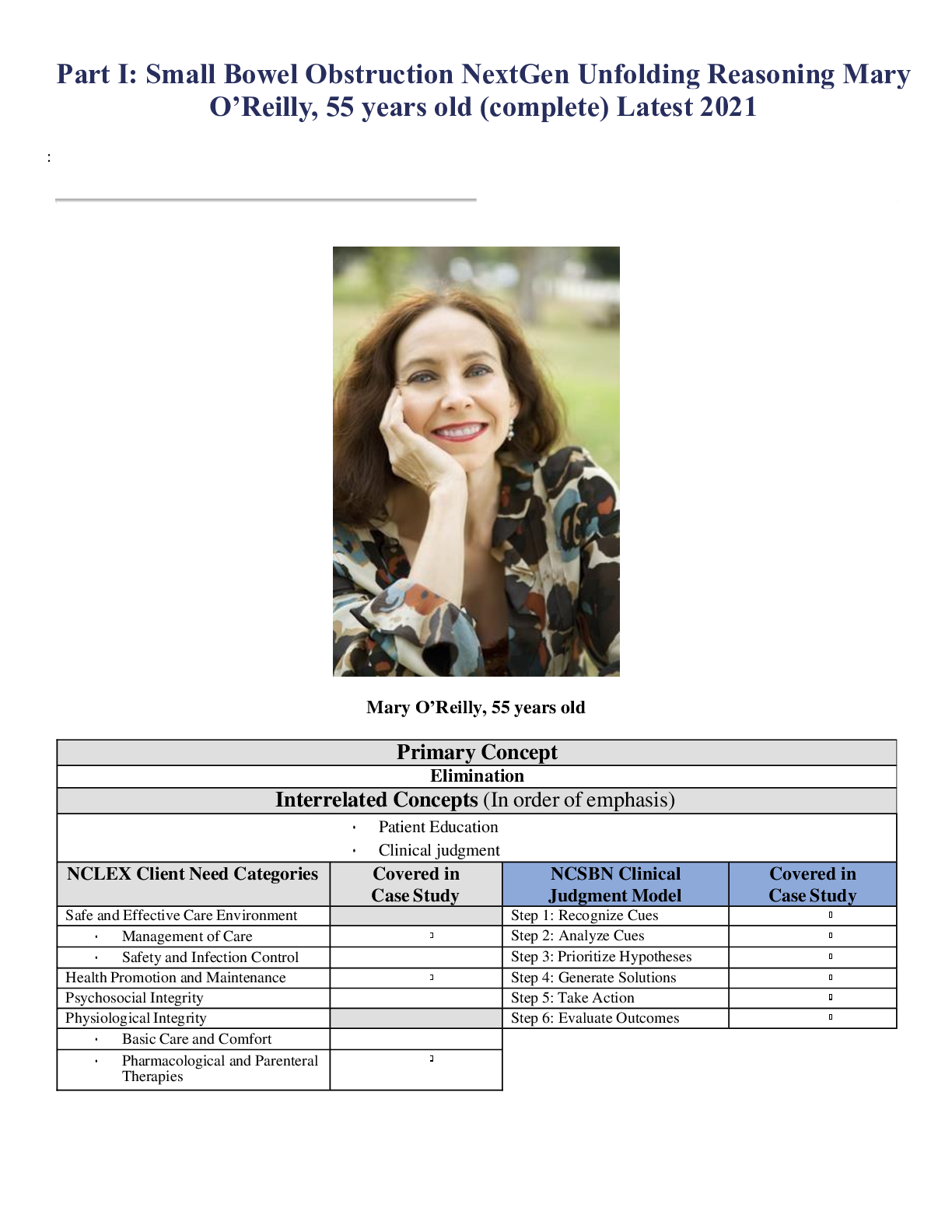 Preview image for Part I: Small Bowel Obstruction NextGen Unfolding Reasoning