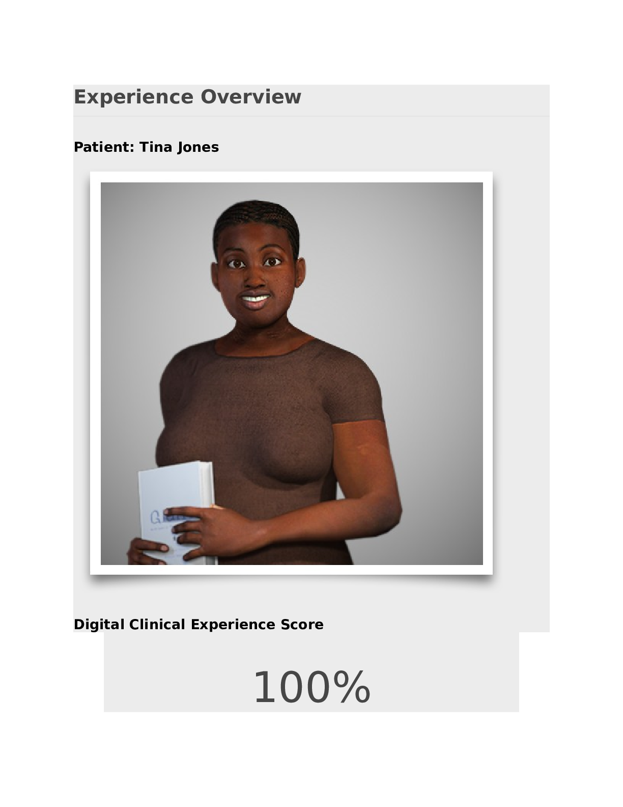 Preview of NURS 325 Cardio Experience Overview Patient: Tina Jones