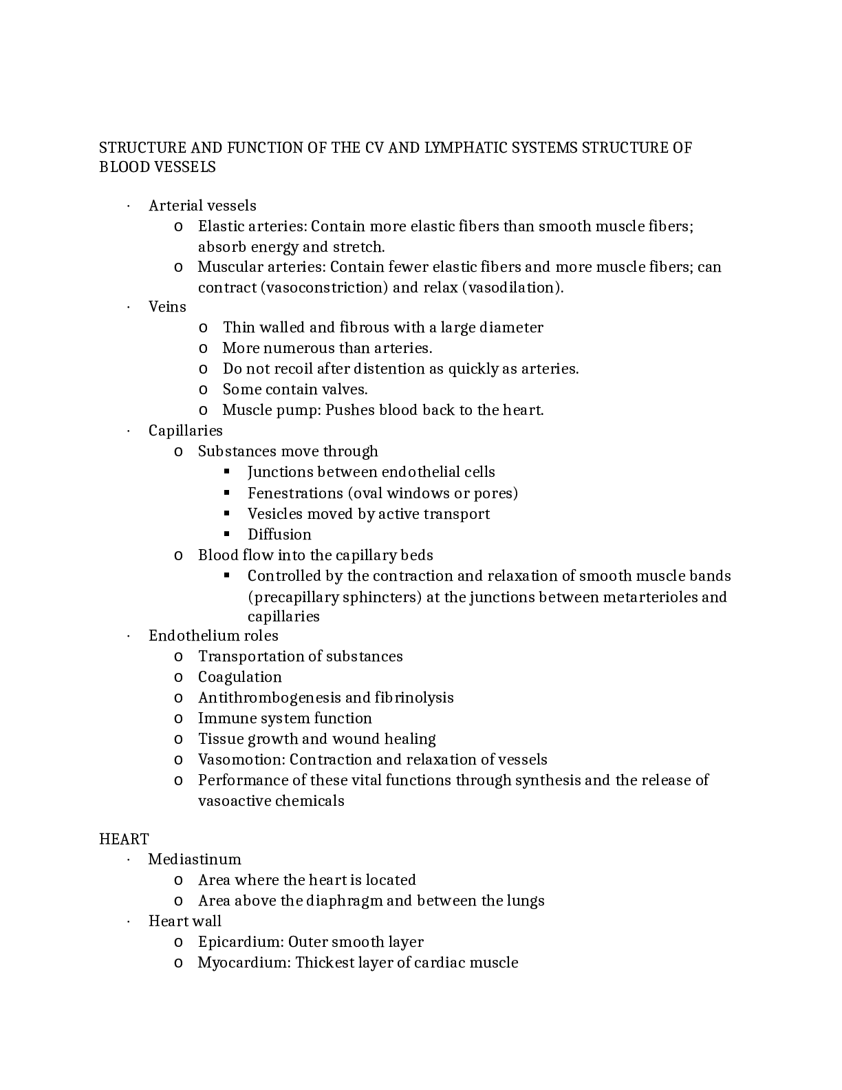 Preview image for NURS 8022 Cardio physiology study guide