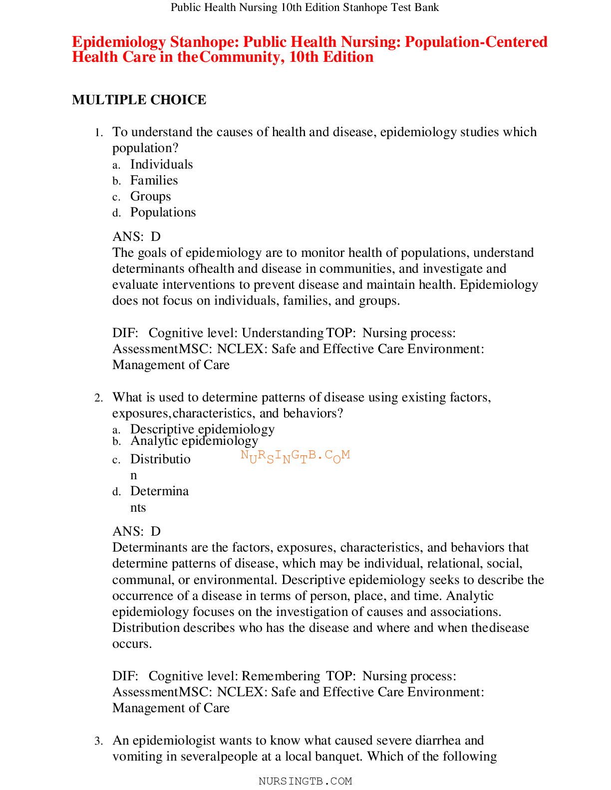 Preview image for NURSING NR 507 Chapter 13: RESPIRATORY DISORDER PRE-WORK