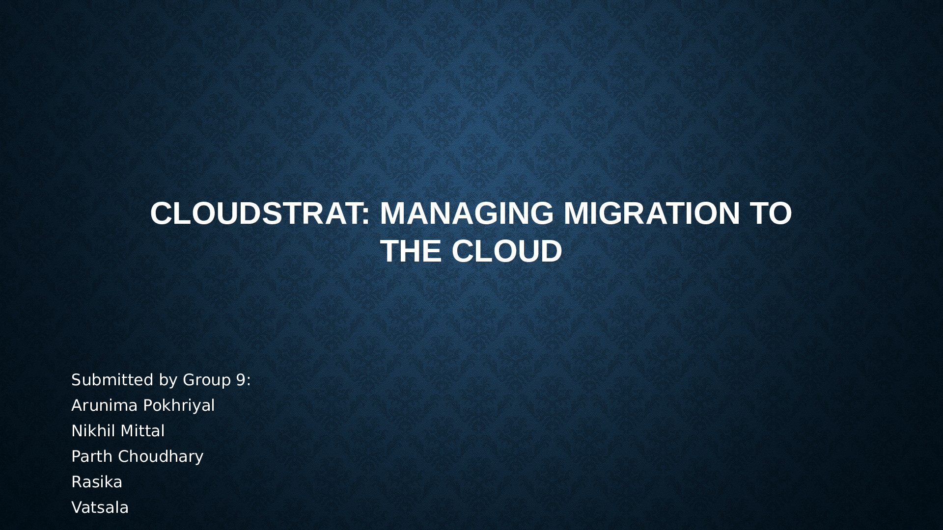 Preview image for CloudStrat-Group 9 MARKETING 06