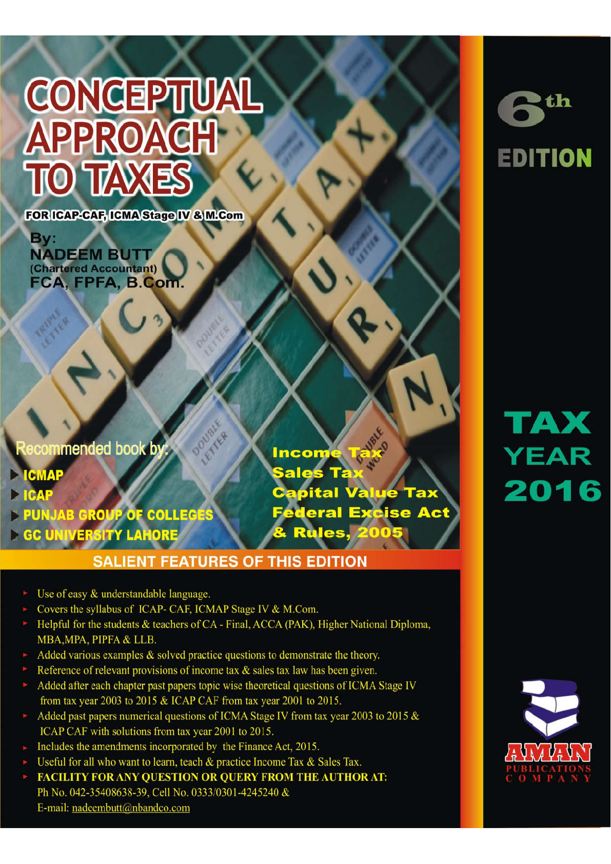 Preview image for TESTBANK FOR CONCEPTUAL APPROACH TO TAXES TAX  6TH EDITION
