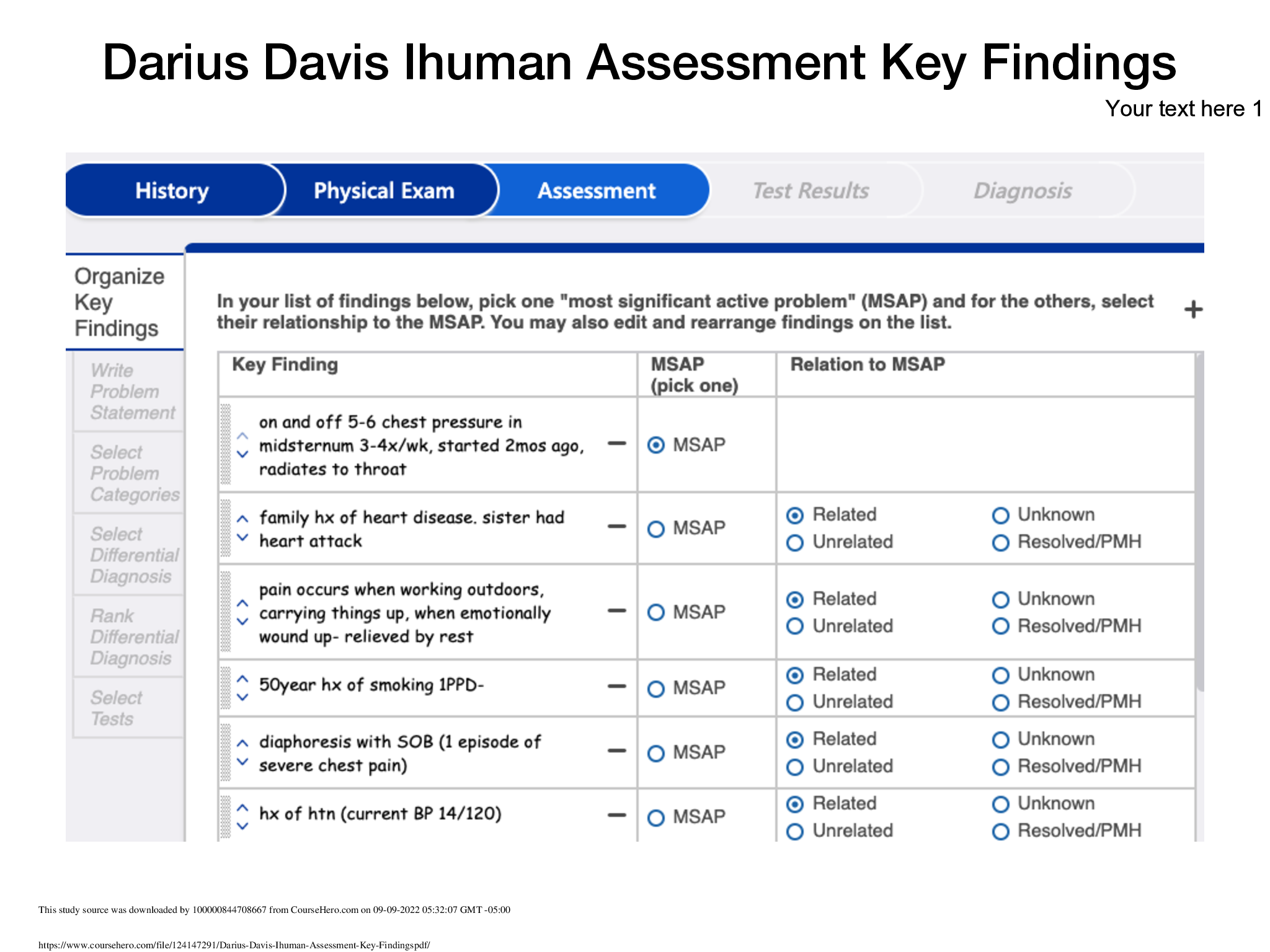 Preview image for Darius Davis Ihuman Assessment Key Findings