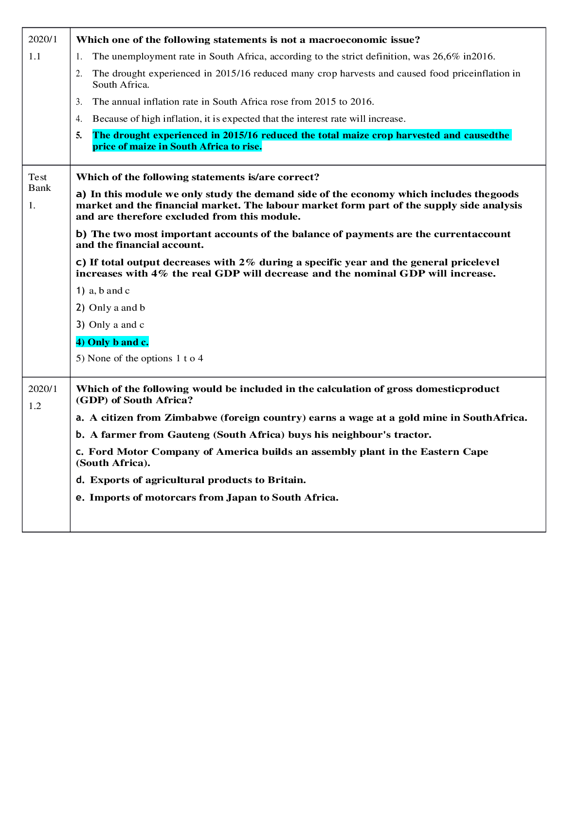 Preview of University of South Africa ECS 2602 Exam Practice Questions and Answers