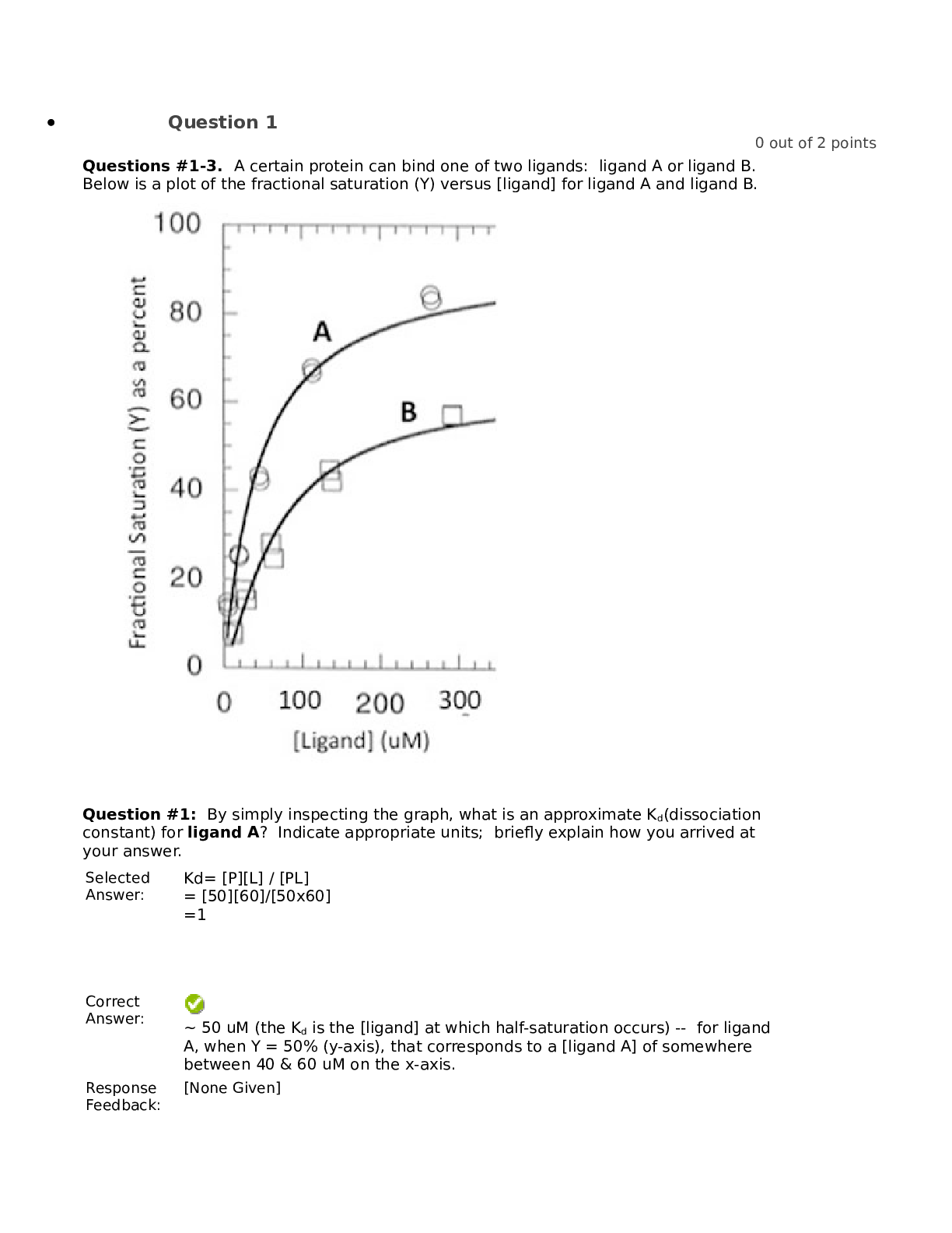Preview of Old Dominion UniversityCHEM 441EXAM 2 BIOCHEMISTRY ( with all answers 100% CORRECT )
