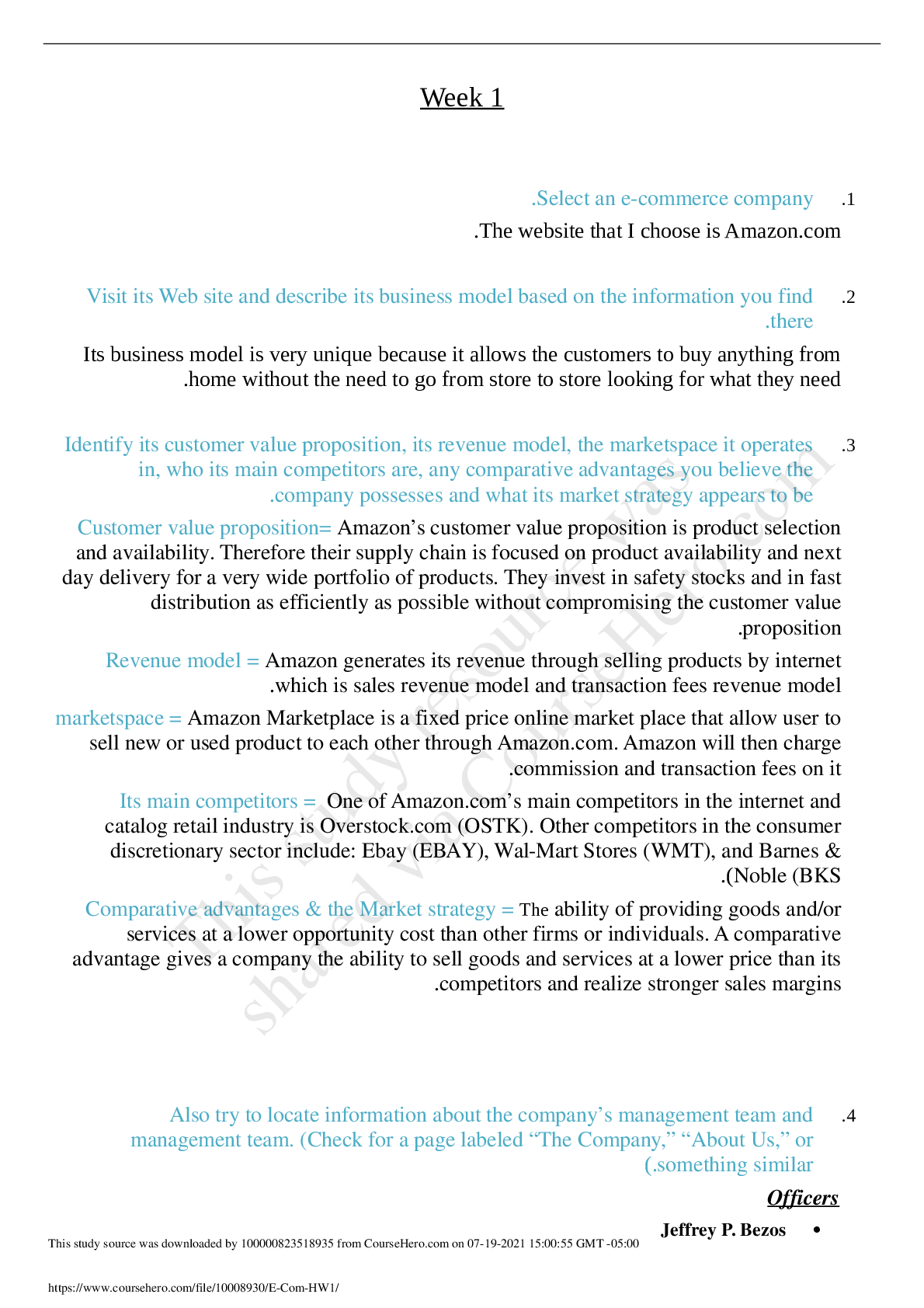 Preview of British Institute of Technology & E-commerceE-COMMERCE 321E-Com HW1