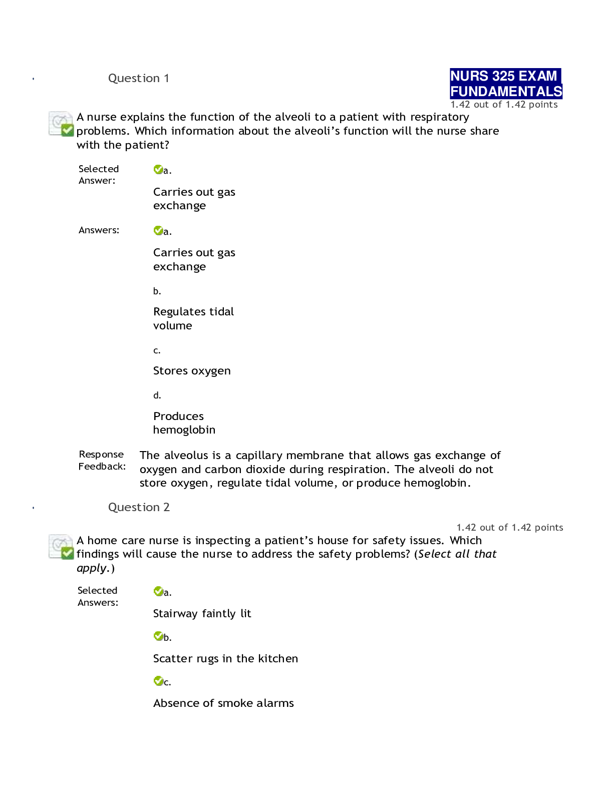 Preview image for NURS 325 EXAM FUNDAMENTALS 2.