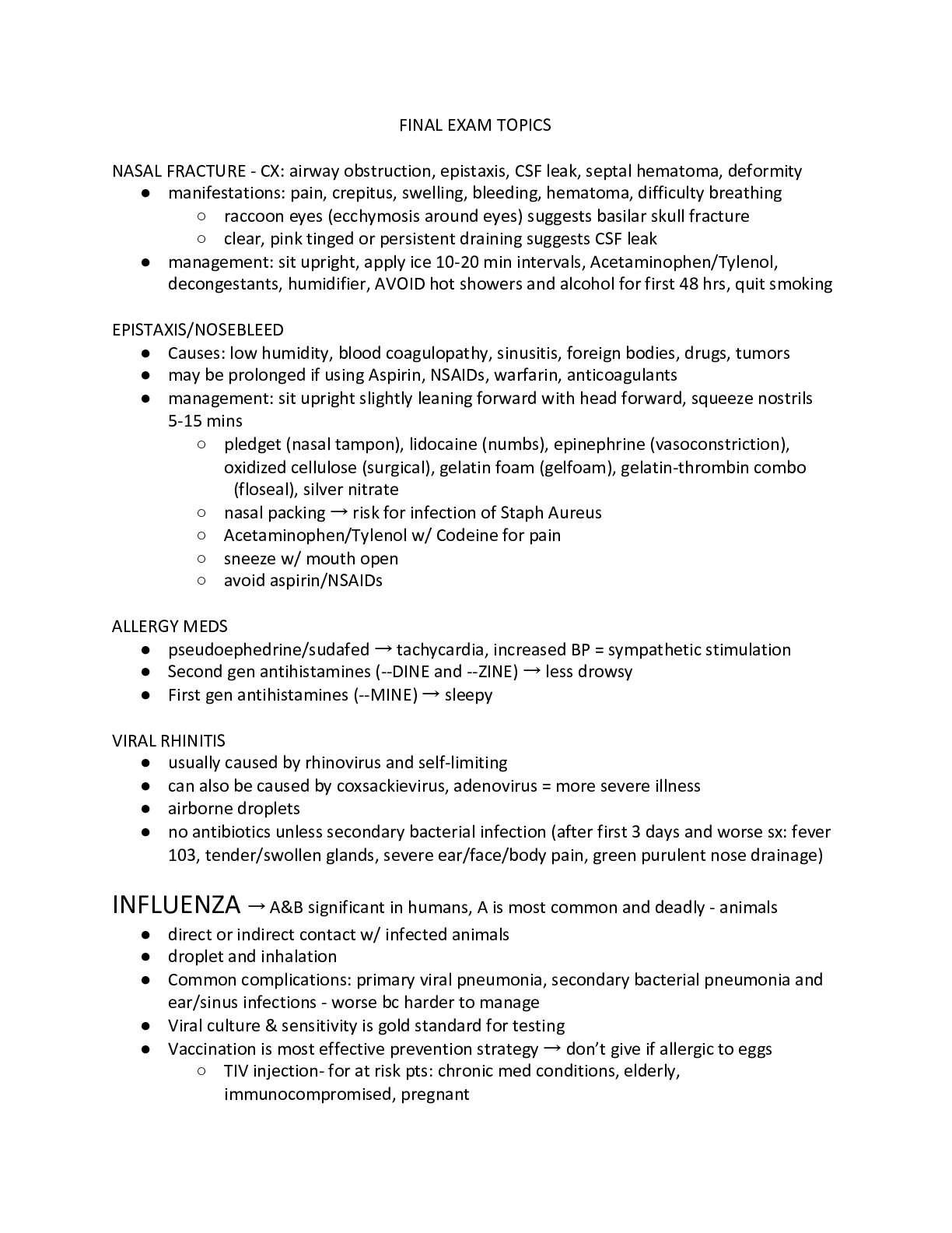 Preview image for LATEST FINAL EXAM TOPICS - MEDSURG.?✅✅
