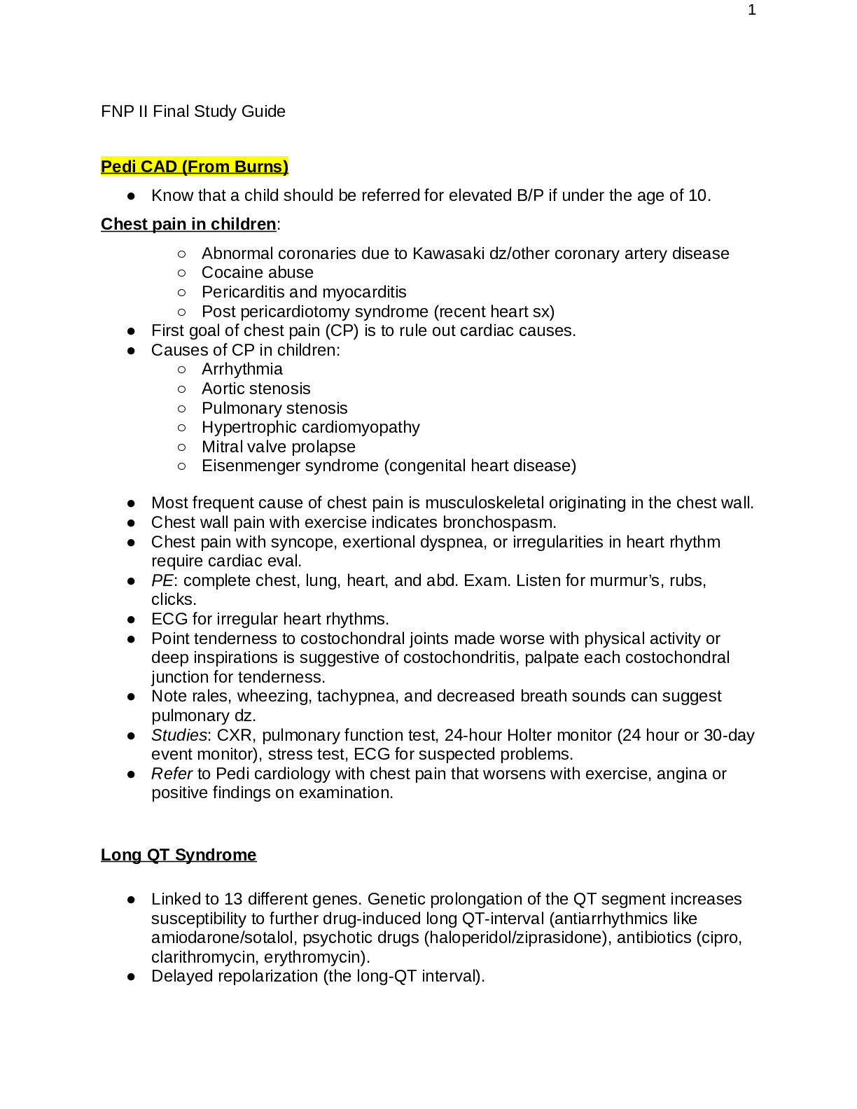 Preview image for FNP II Final Study 100% WORKING