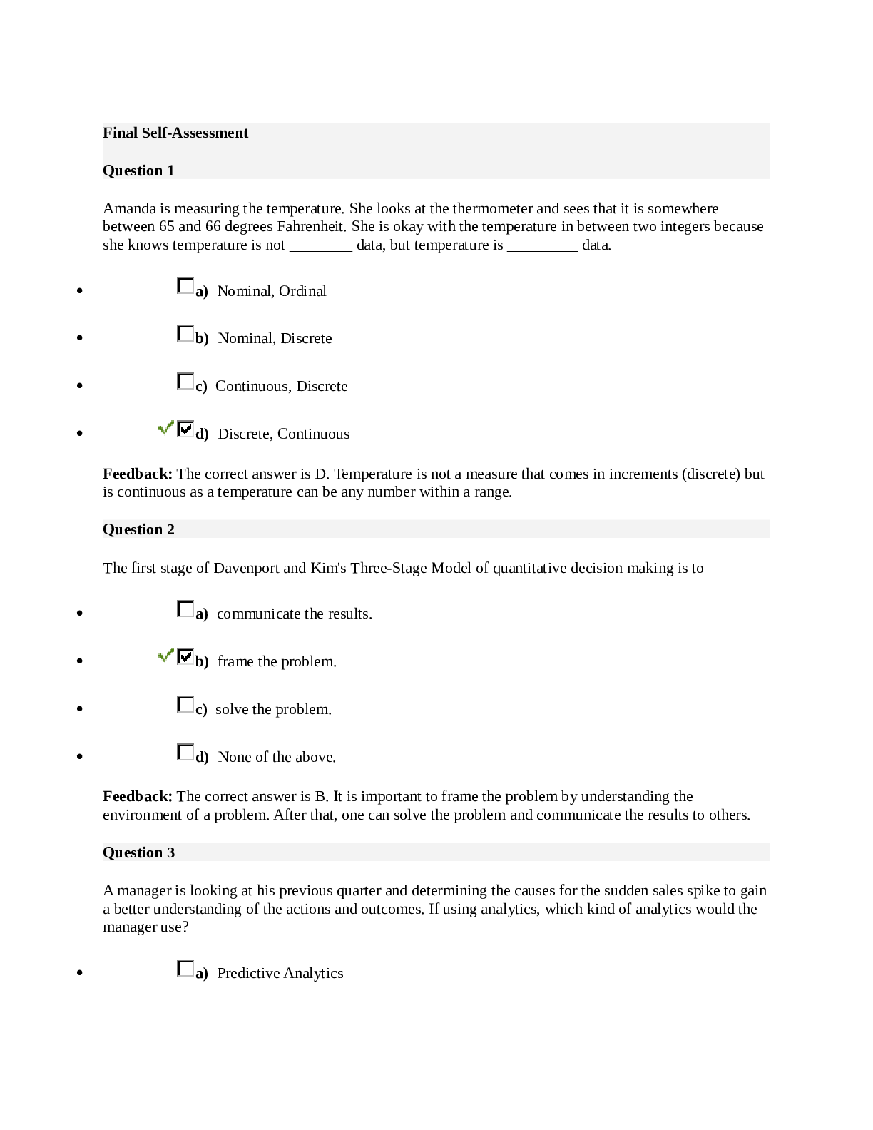 Preview image for WGU C207 Final Self-Assessment Q&A complete solution
