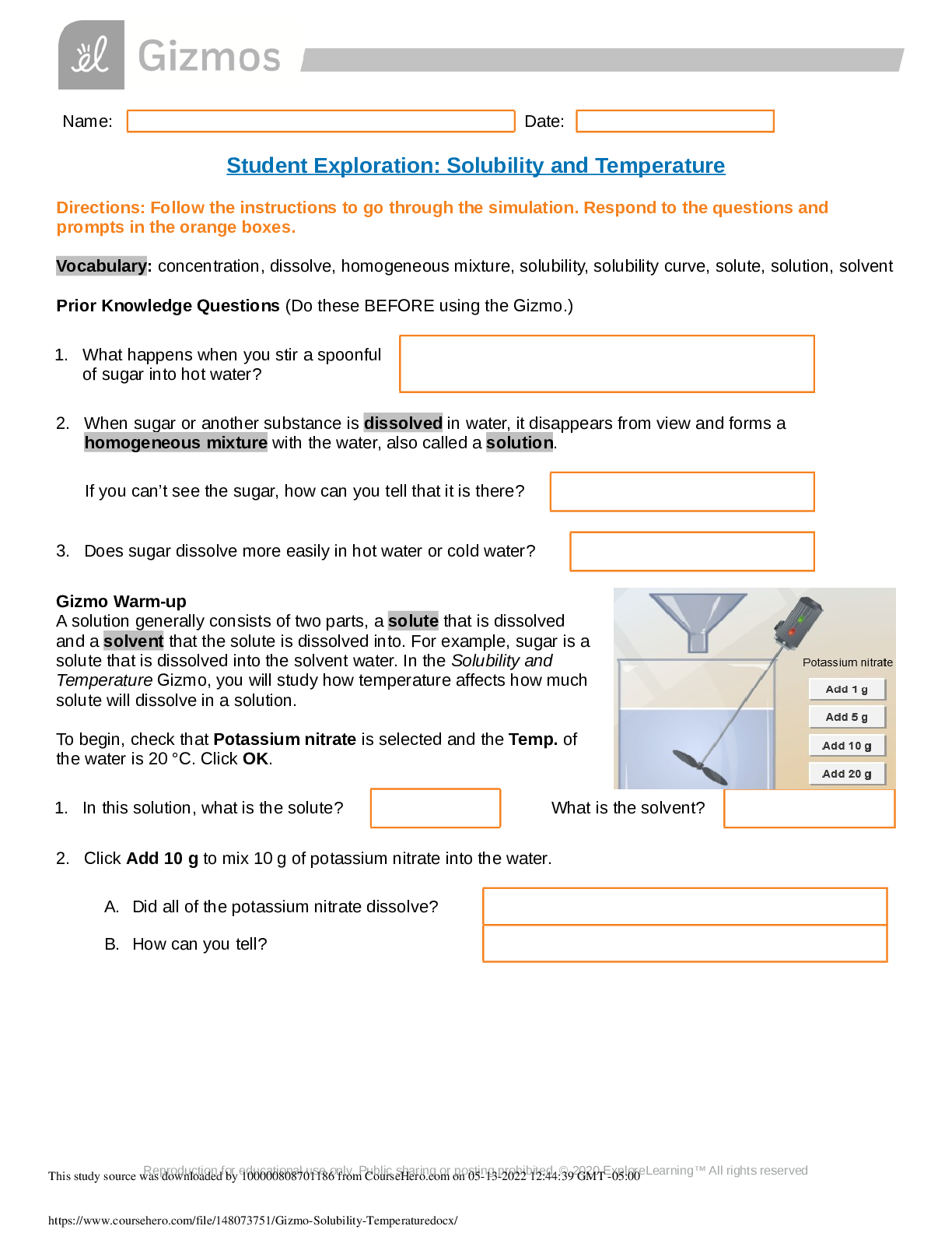 Preview image for GIZMO Solubility Temperature [TOP RATED]