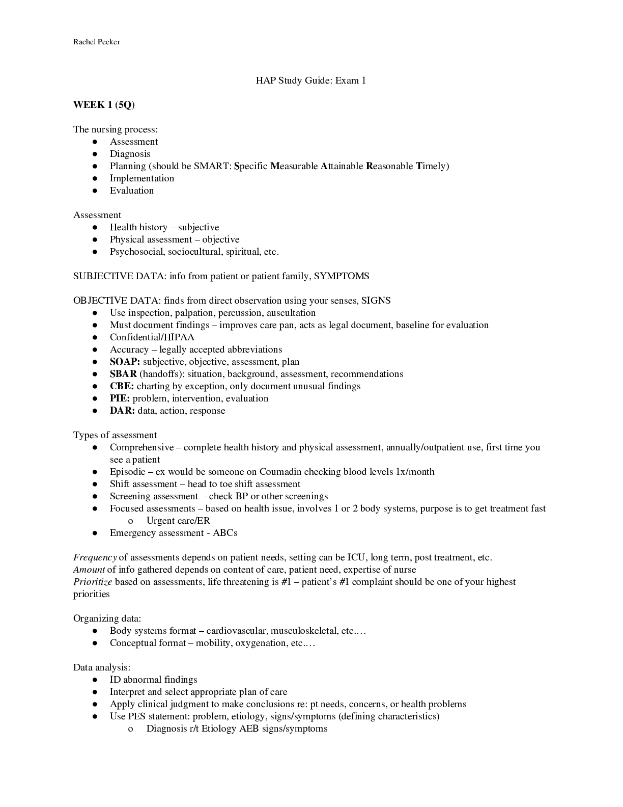 Preview image for NURSING 28_HAP Midterm Exam Study Guide | complete (2021)