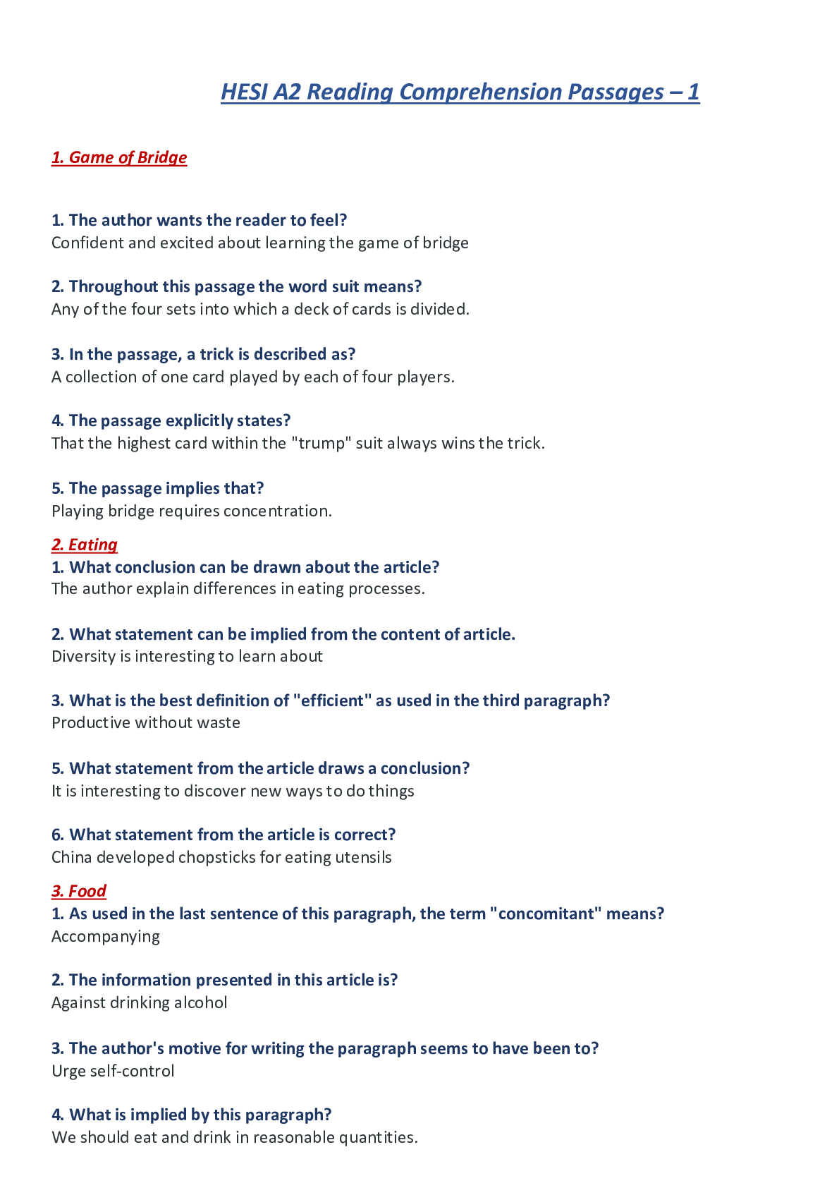 Preview image for HESI Review over 700 QUESTIONS on the 2018 to 2020 EXIT EXAM. Contains the most frquent questions over the years. 296 Pages; Quick read. 100%.