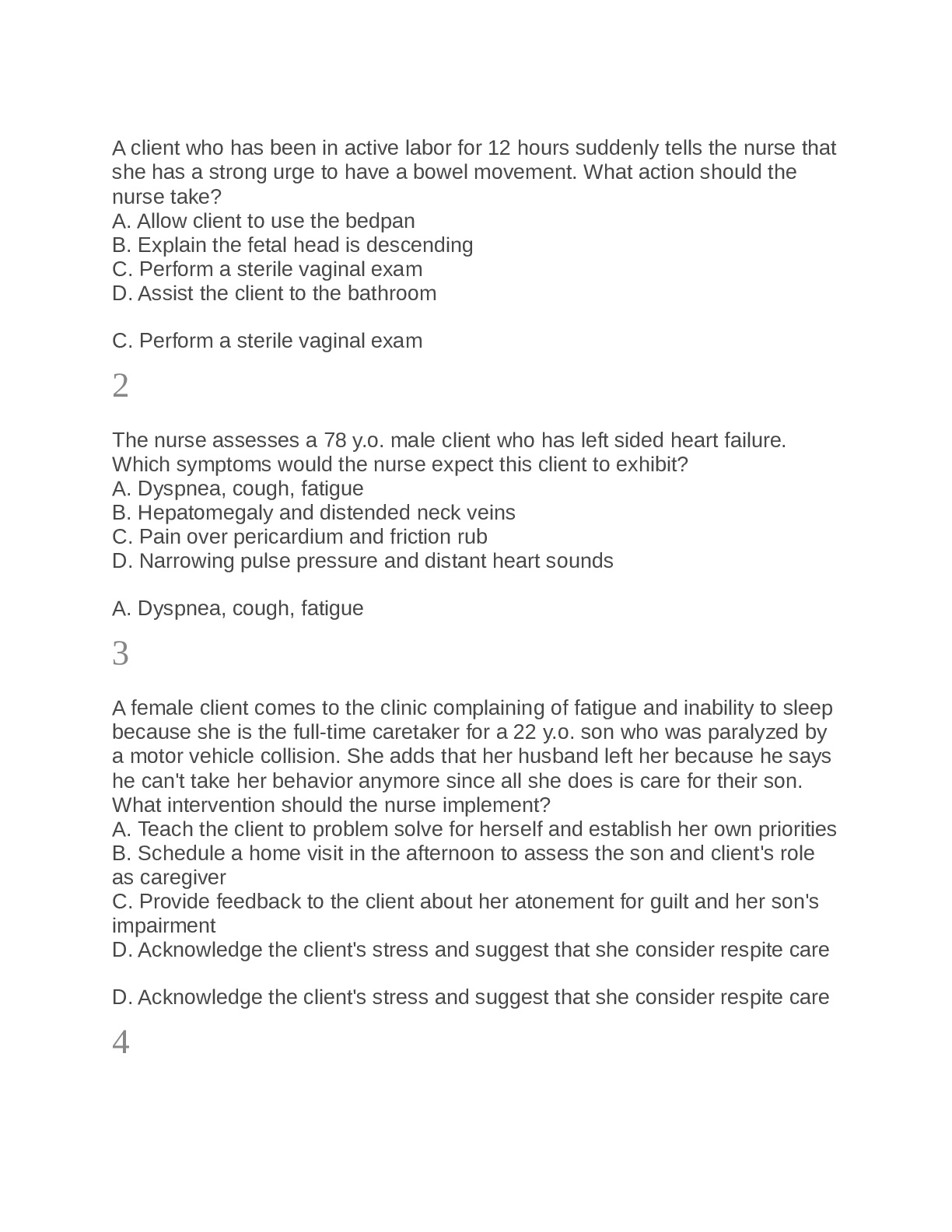 Preview image for NUR 2210 HESI EXIT