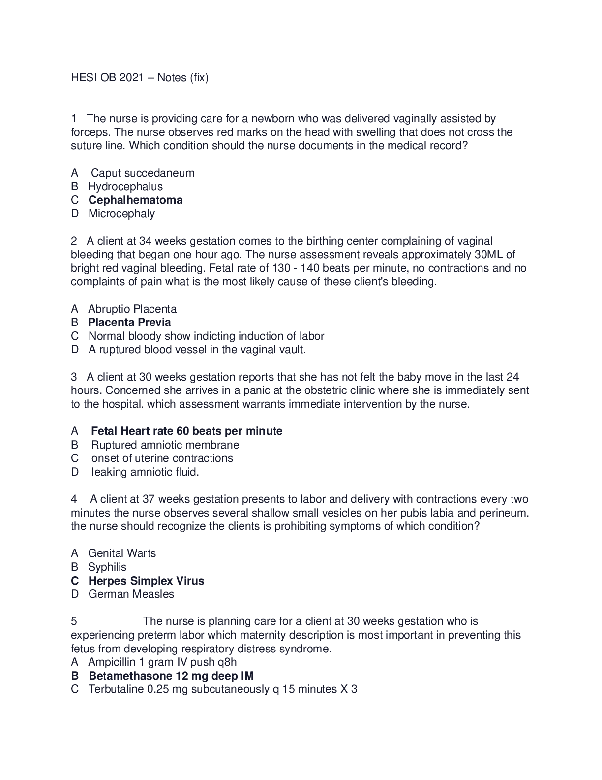 Preview of HESI OB 2021 – Notes (fix)