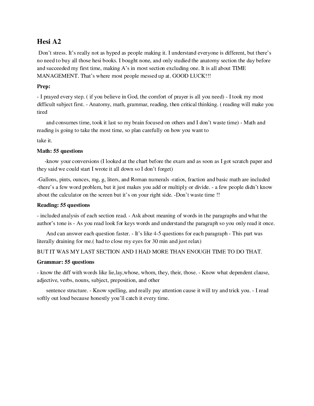 Preview image for BIOL 1054Hesi