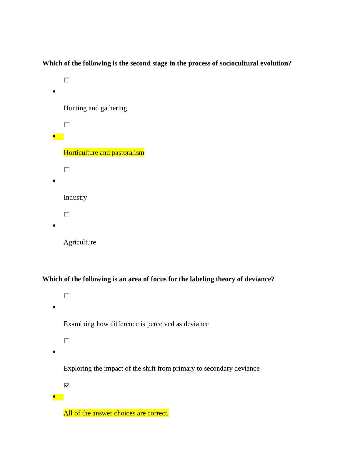 Preview image for Introduction to Sociology - Milestone 2 QUESTIONS AND ANSWERS 100% CORRECT