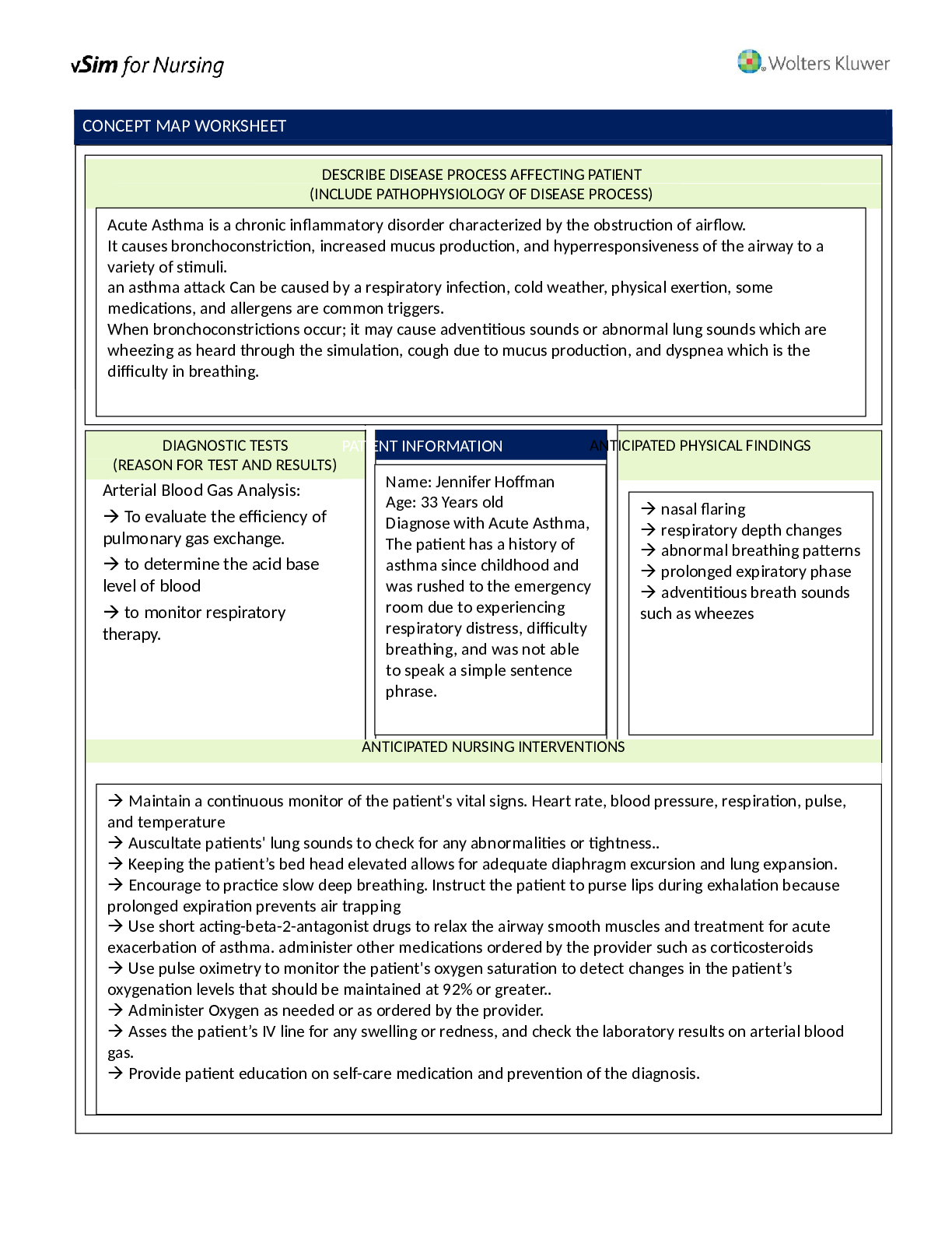 Preview image for Florida South Western State College, Lee NUR 1025L,1020JENNIFER HOFFMAN WORKSHEET vSim.ClinicalReplacementStdtWksht.docx JENNIFER HOFFMAN WORKSHEET vSim.Clinical ReplacementStdt Wksht.