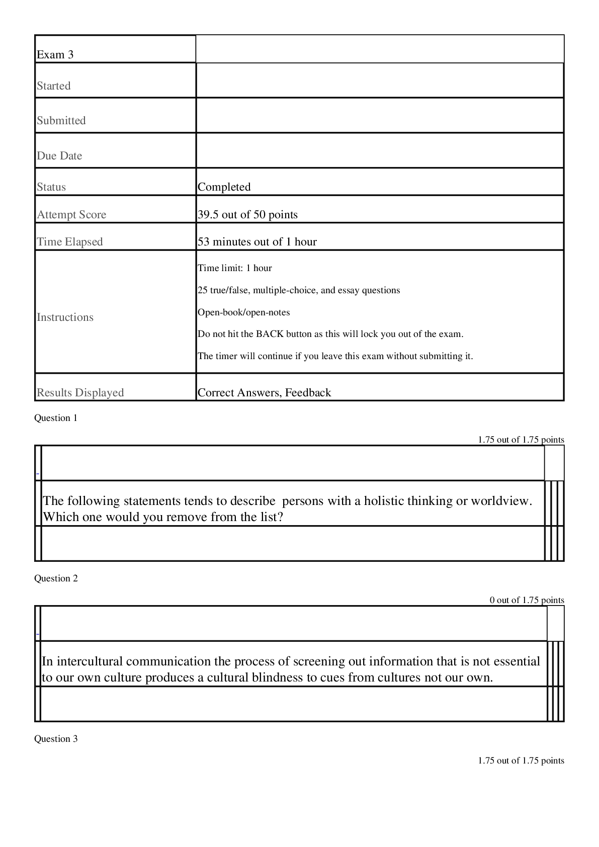 Preview of [SoIved] Liberty University HLTH 640 quiz 1