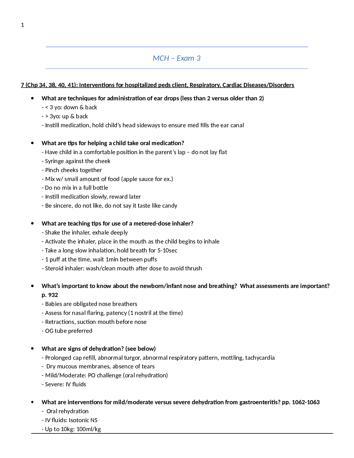 Preview image for NURS 2513 MCH FINAL EXAM QUESTIONS AND ANSWERS 100% GRADE SCORE