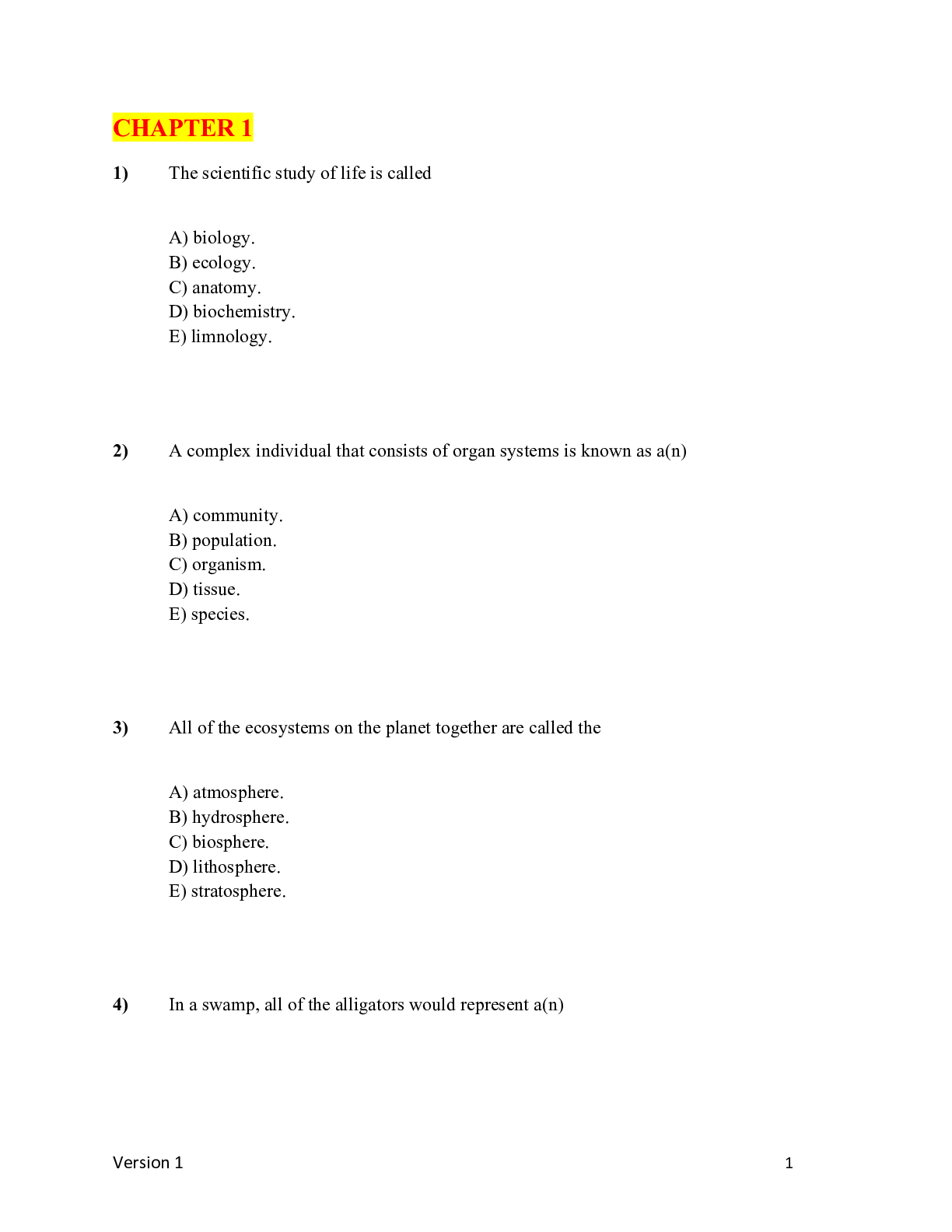 Human Biology, 17th Edition By Sylvia Mader and Michael Windelspecht TEST BANK