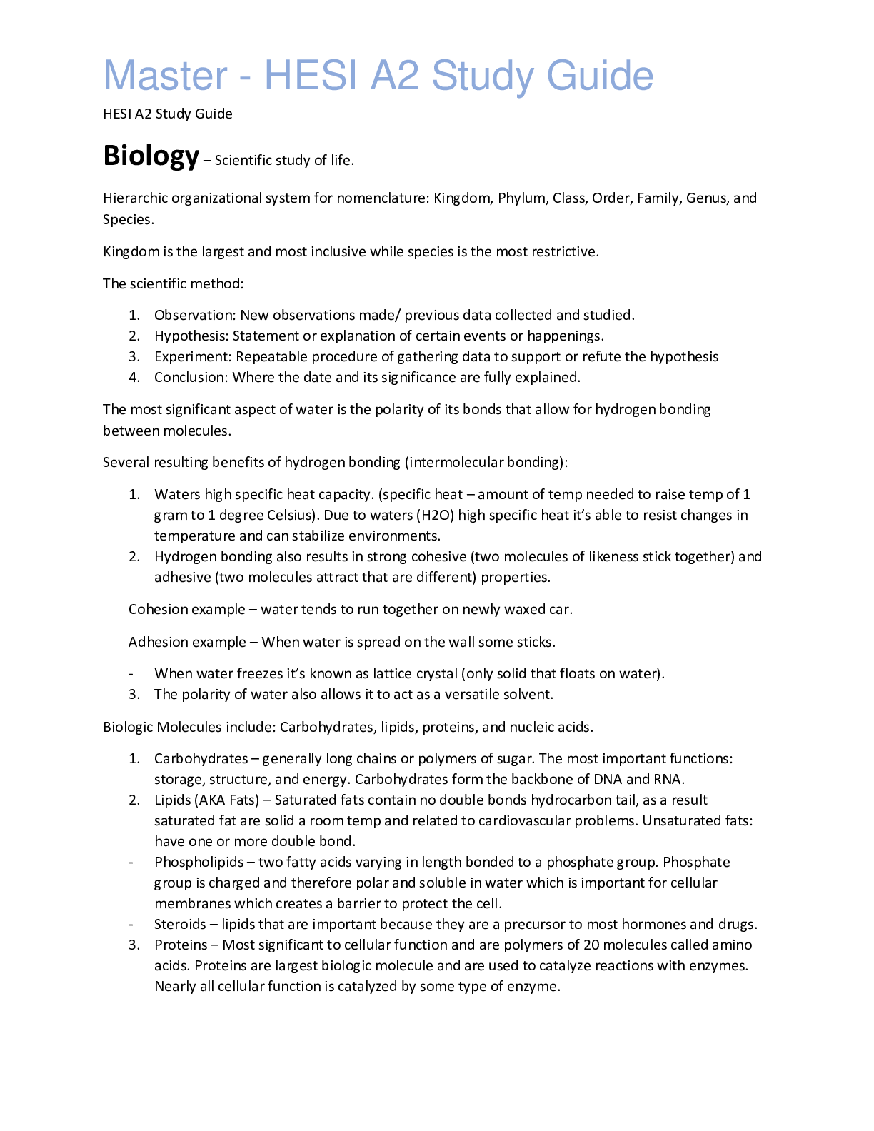 Preview image for Master - HESI A2