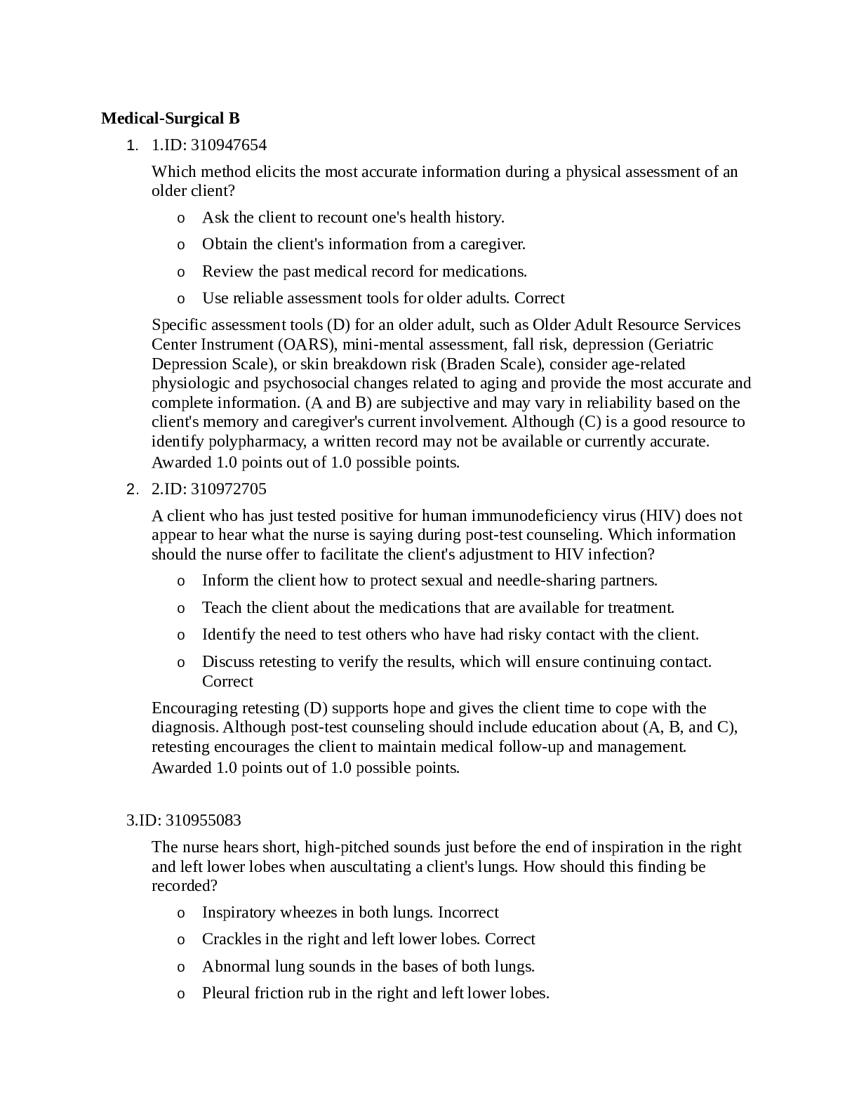 Preview image for MED-SURG Ann Rails Room 302 | Ann Rails, 38 years old, c/o back pain, non-significant past medical history. (answered)