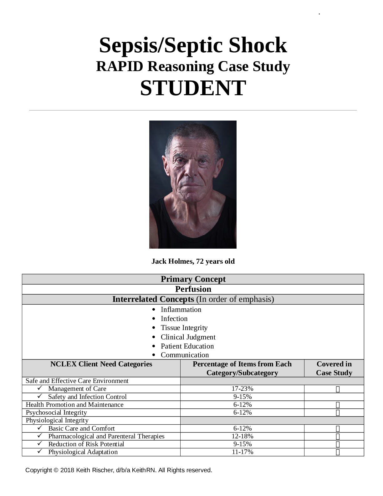 Preview image for Mod 7 Sepsis-Septic_Shock-RAPID_Reasoning Jack Holmes, 72 years old