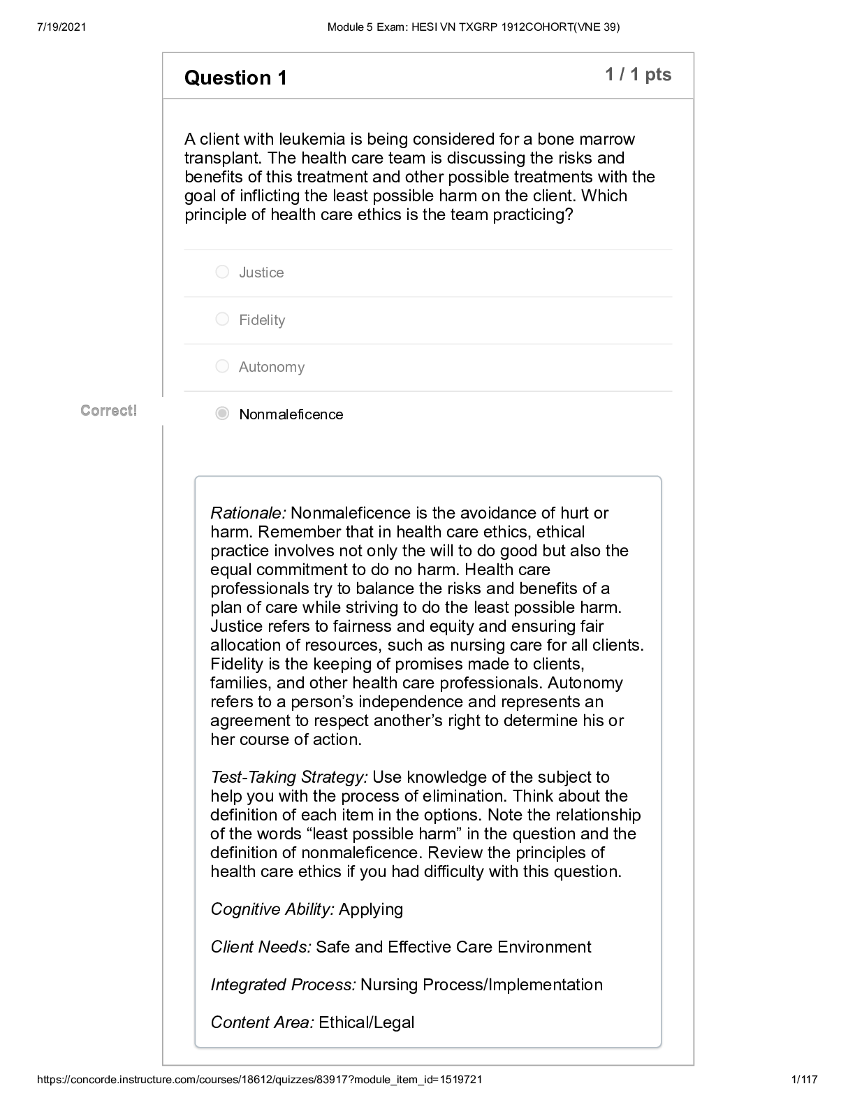 Preview image for 2022/2023 Module 5 Exam_ HESI VN Questions/Answers